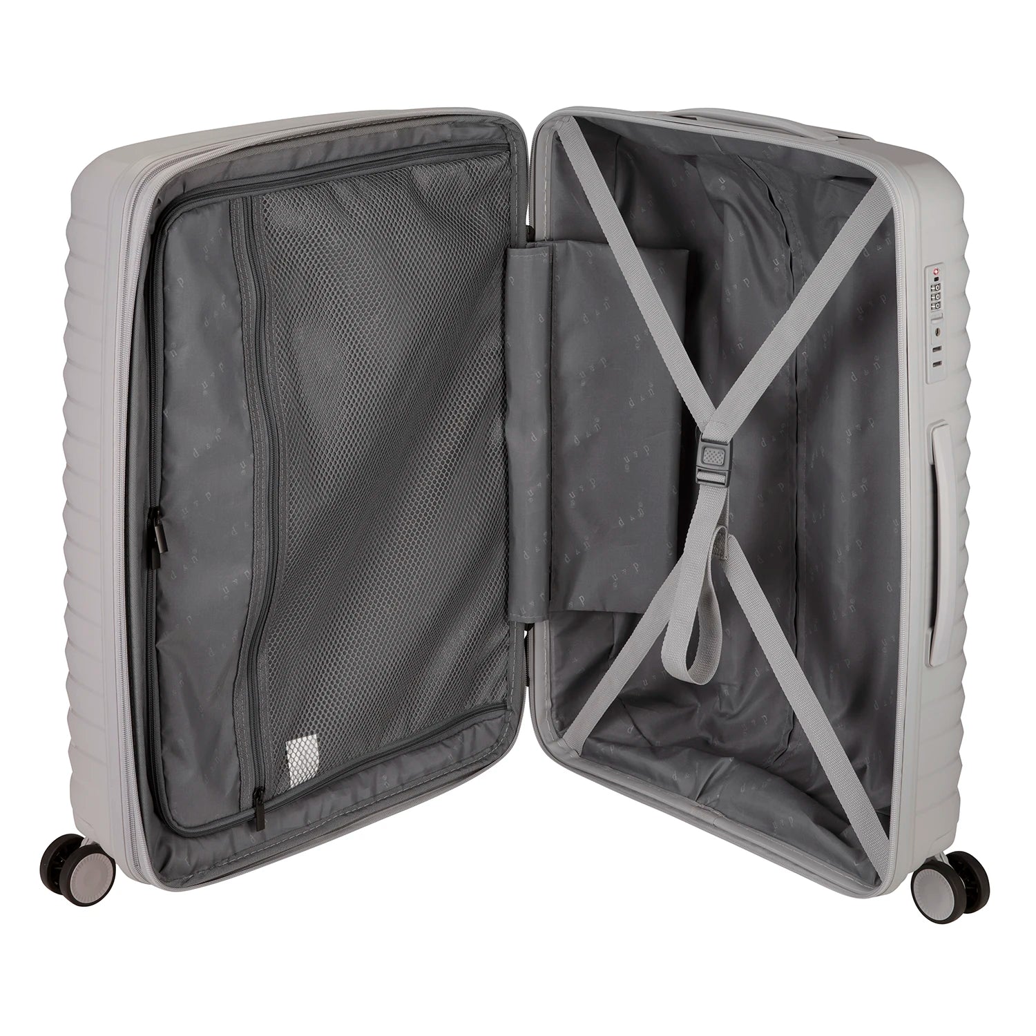 d&n Travel Line 4500 4-Rollen Trolley 65 cm - Petrol