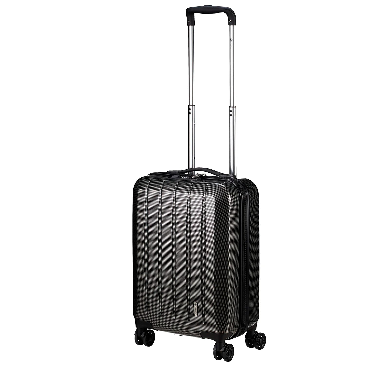 Check In London 2.0 4-Rollen-Kabinentrolley 50 cm - Carbon Schwarz, Frontansicht