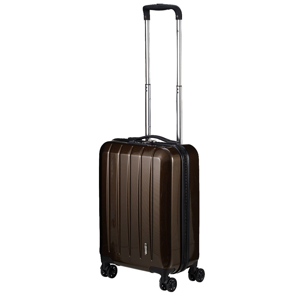 Frontansicht Check In London 2.0 4-Rollen-Kabinentrolley 50 cm in Champagner, Frontansicht