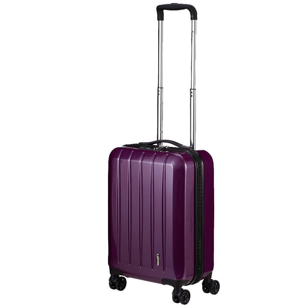 Toller Kabinentrolley von Check-In in lila aus ABS und Polycarbonat aus der Serie London 2.0