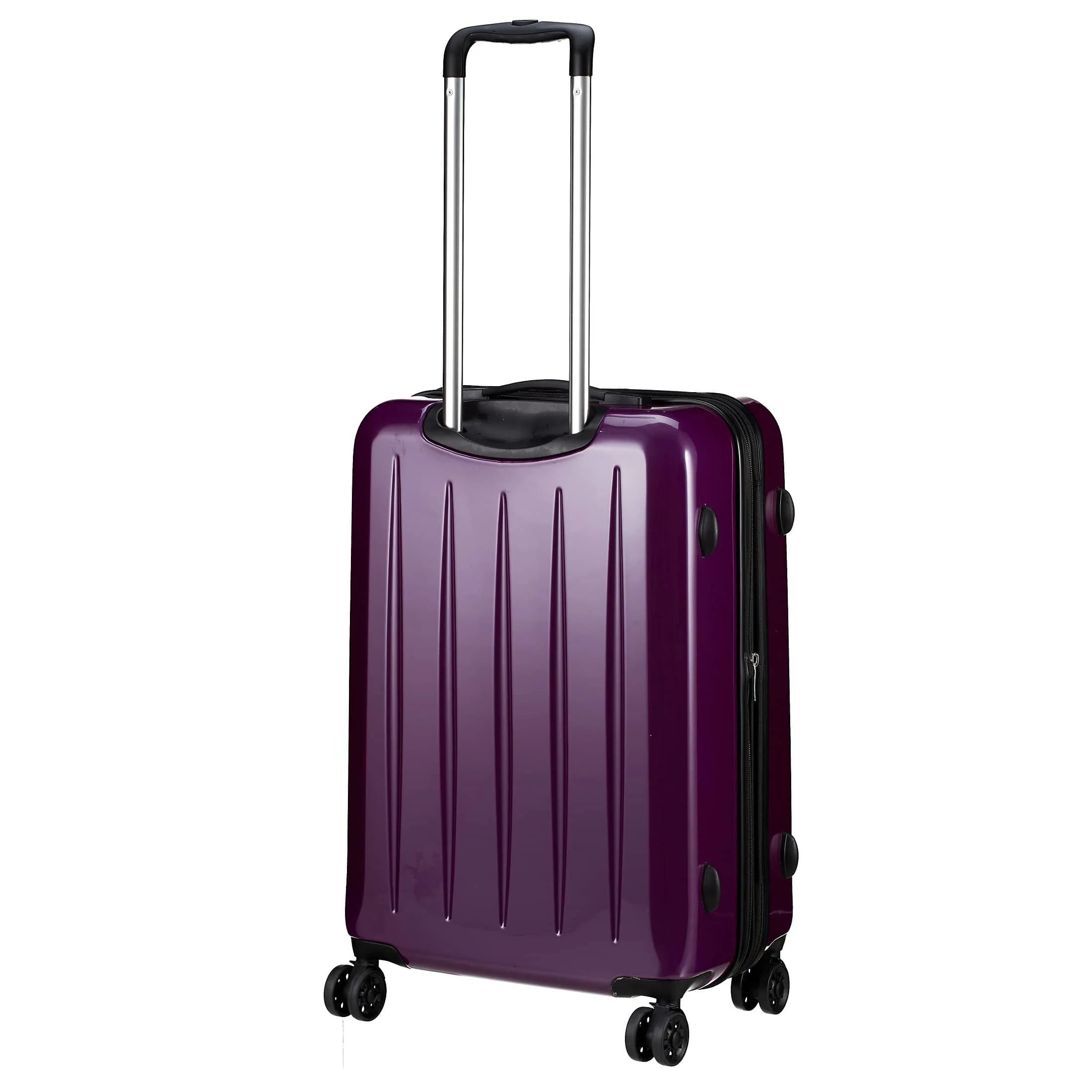 Check In London 2.0 4-Rollen-Trolley 67 cm - violett, Rückansicht