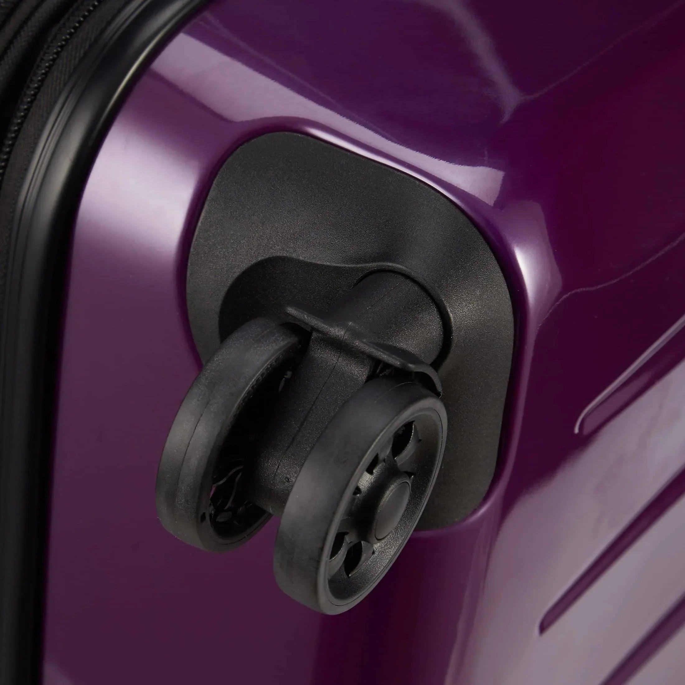 Check In London 2.0 4-Rollen-Trolley 67 cm - violett, Detailansicht einzelne Rolle