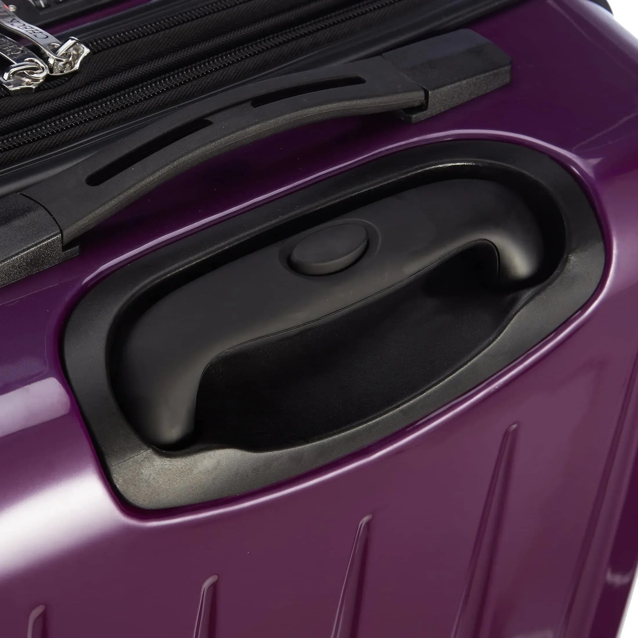 Check In London 2.0 4-Rollen-Trolley 67 cm - violett, Detailansicht Ziehgestänge