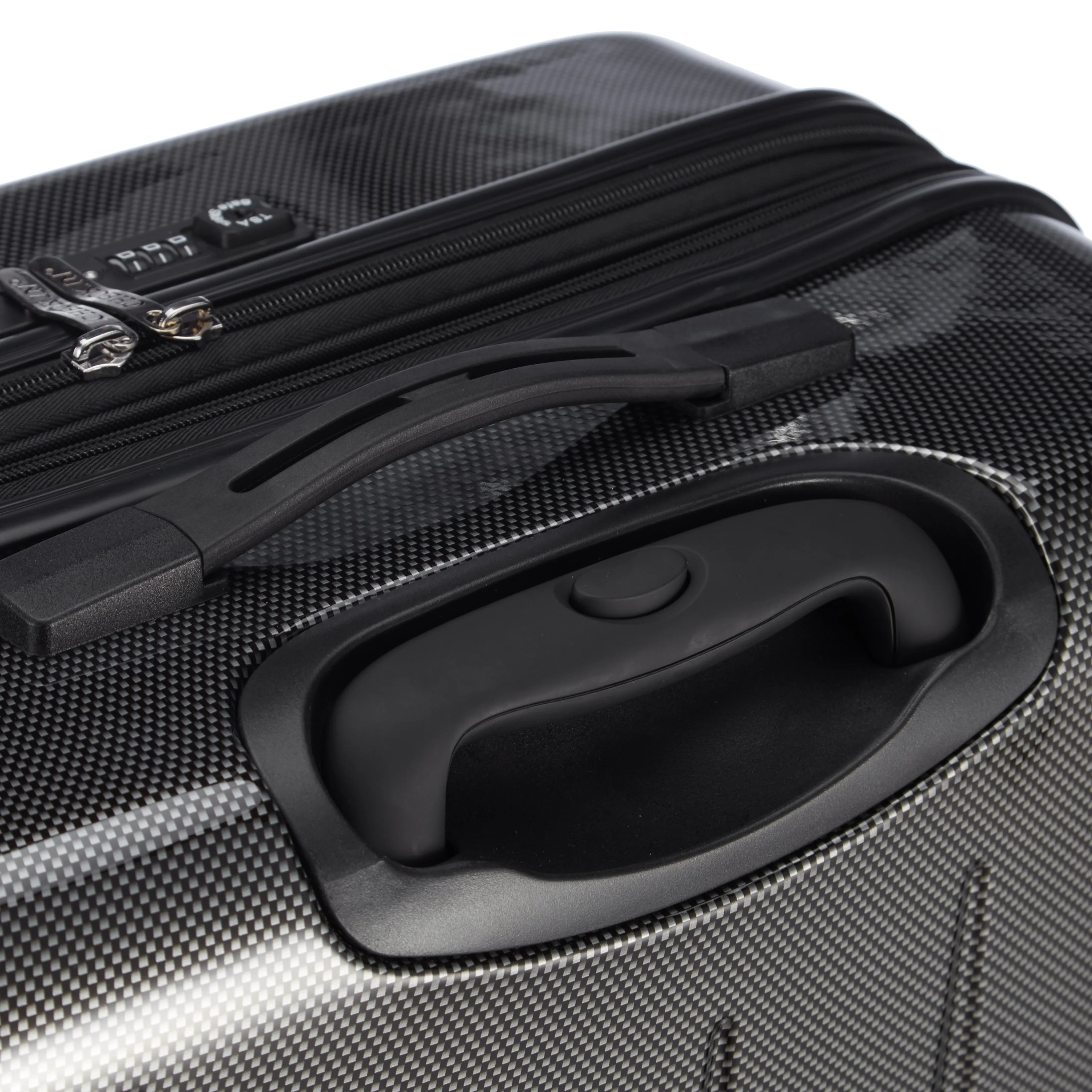 Check In London 2.0 4-Rollen-Trolley 75 cm - Carbon Schwarz, Detailansicht Griff