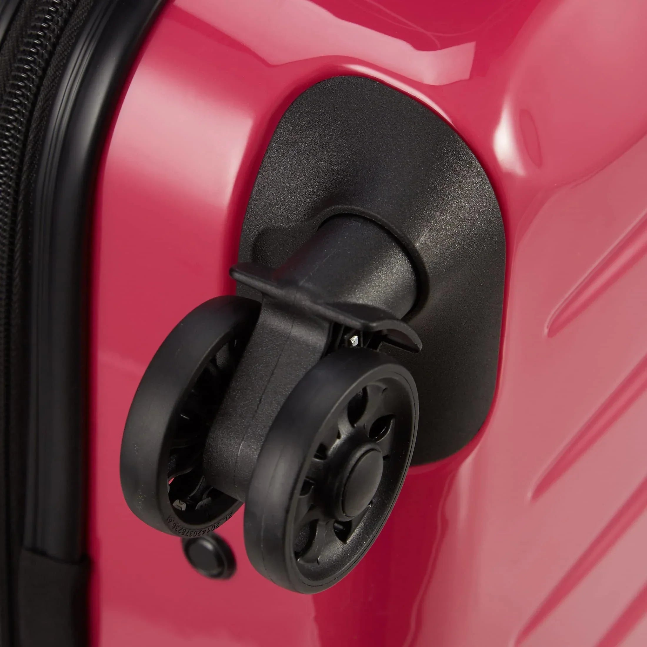 Check In London 2.0 4-Rollen-Kabinentrolley 50 cm - rot, Detailansicht einzelne Rolle