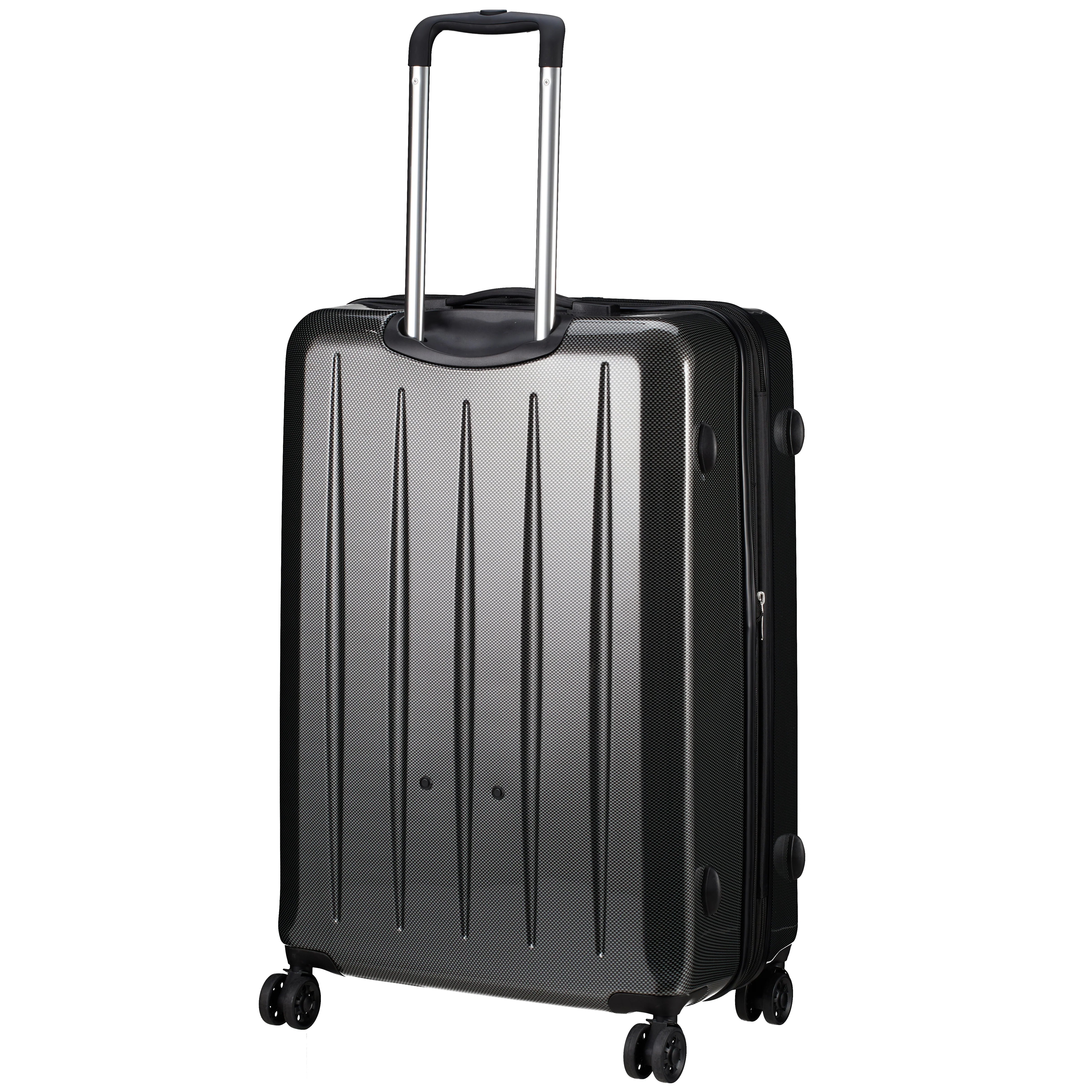 Check In London 2.0 4-Rollen-Trolley 75 cm - Carbon Schwarz, Rückansicht