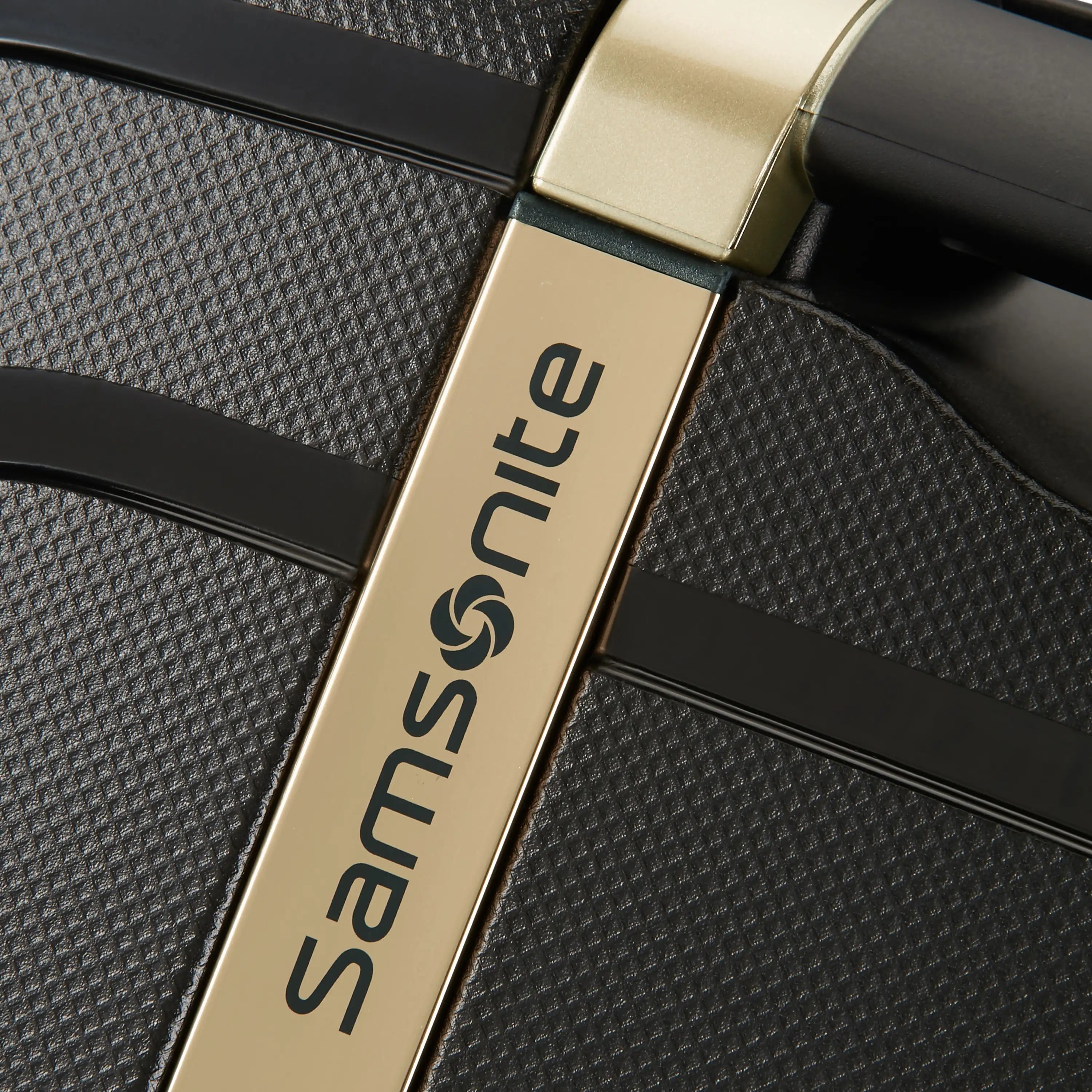 Samsonite S Cure DLX 4-Rollen-Trolley 81 cm - Black/Gold Deluscious