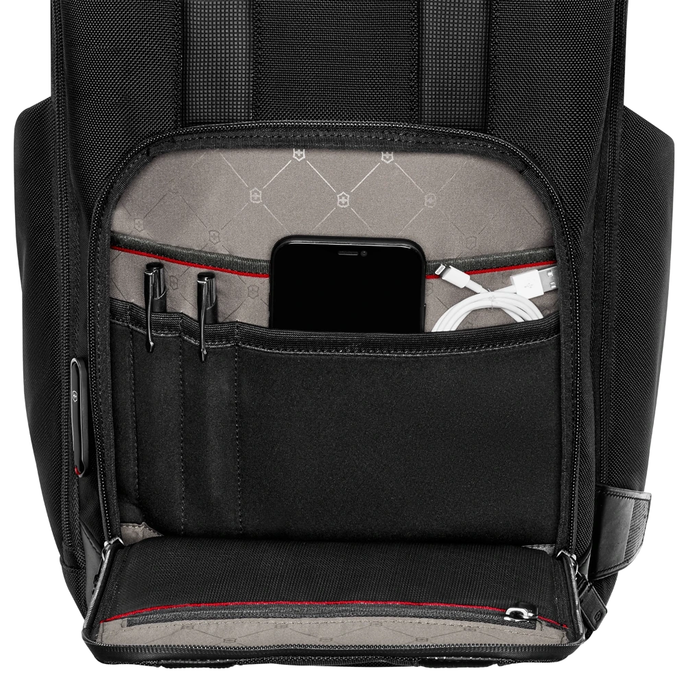 Detailbild von Frontfach mit Organizer