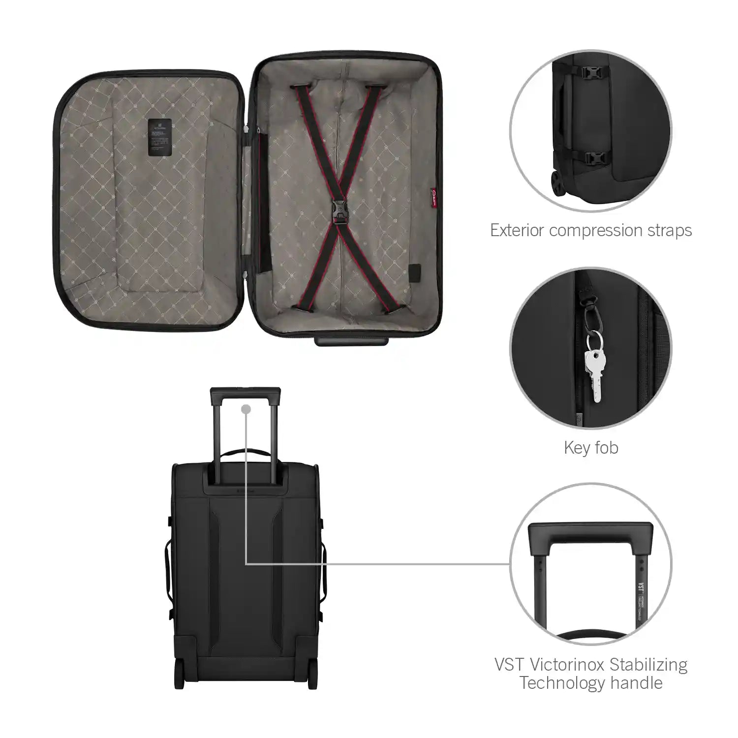 Victorinox Altmont Modern Wheeled Duffel 55 cm - Black