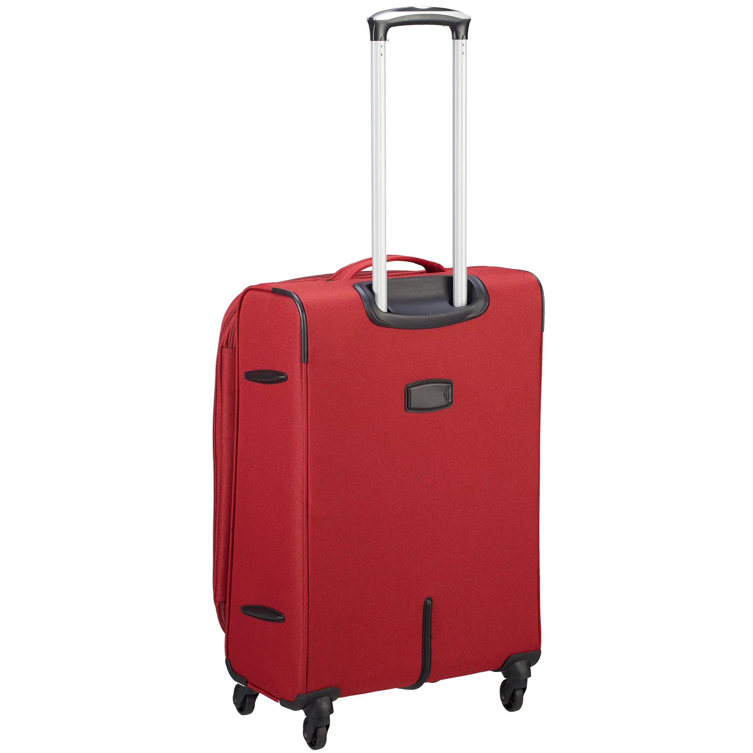 d&n Travel Line 6804 4-wheel trolley 66 cm - Black