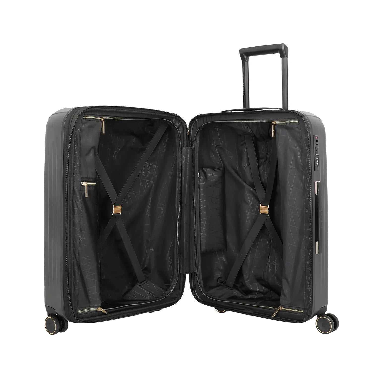 BARBARA & travelite Novelty 4-Rad Trolley M 65 cm - Schwarz