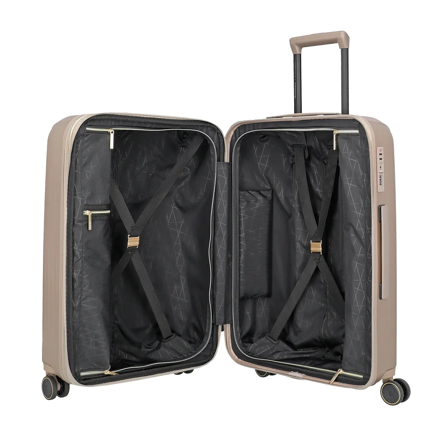 BARBARA & travelite Novelty 4-Rad Trolley M 65 cm - Satin Nude