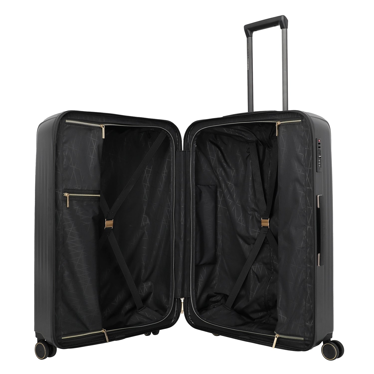 BARBARA & travelite Novelty 4-Rad Trolley L 75 cm - Schwarz