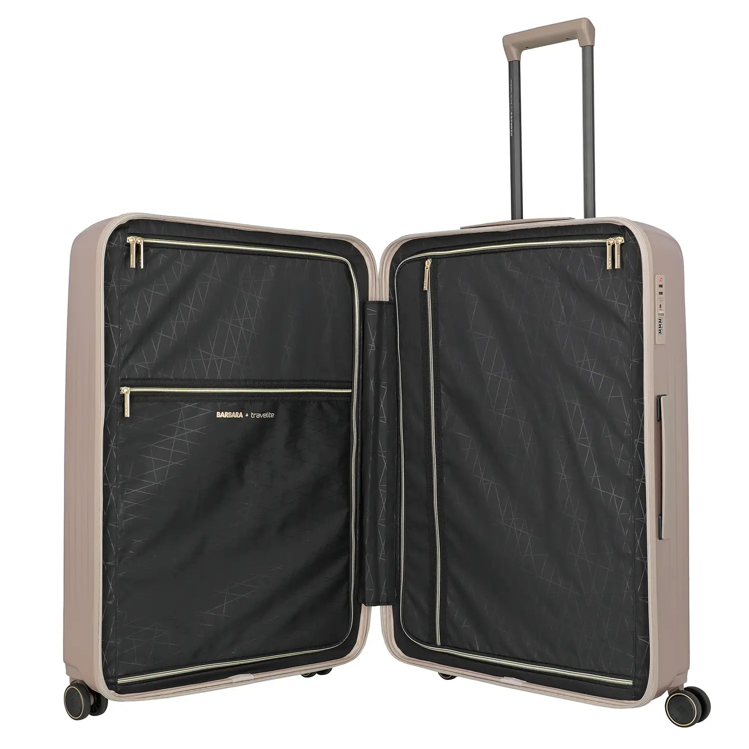 BARBARA & travelite Novelty 4-Rad Trolley L 75 cm - Satin Nude