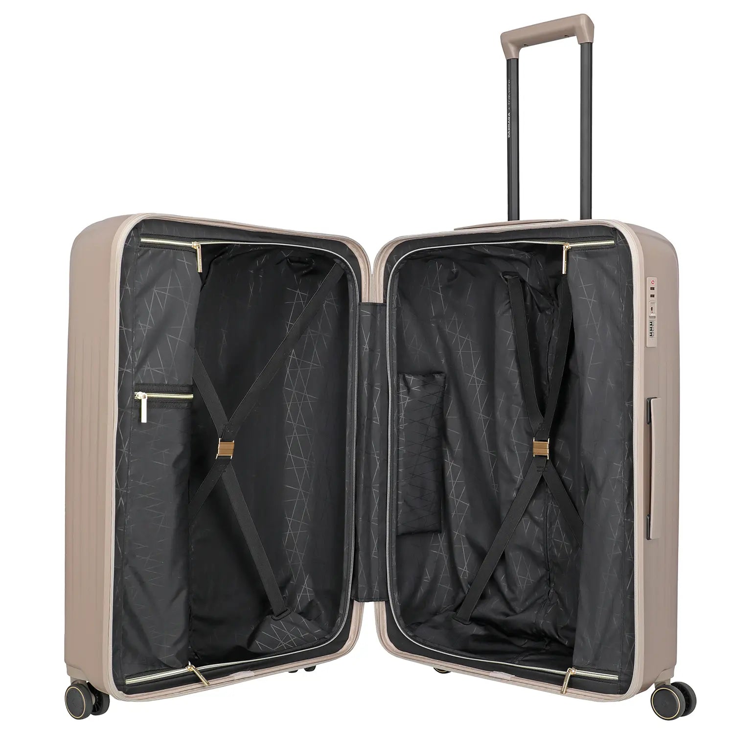 BARBARA & travelite Novelty 4-Rad Trolley L 75 cm - Satin Nude