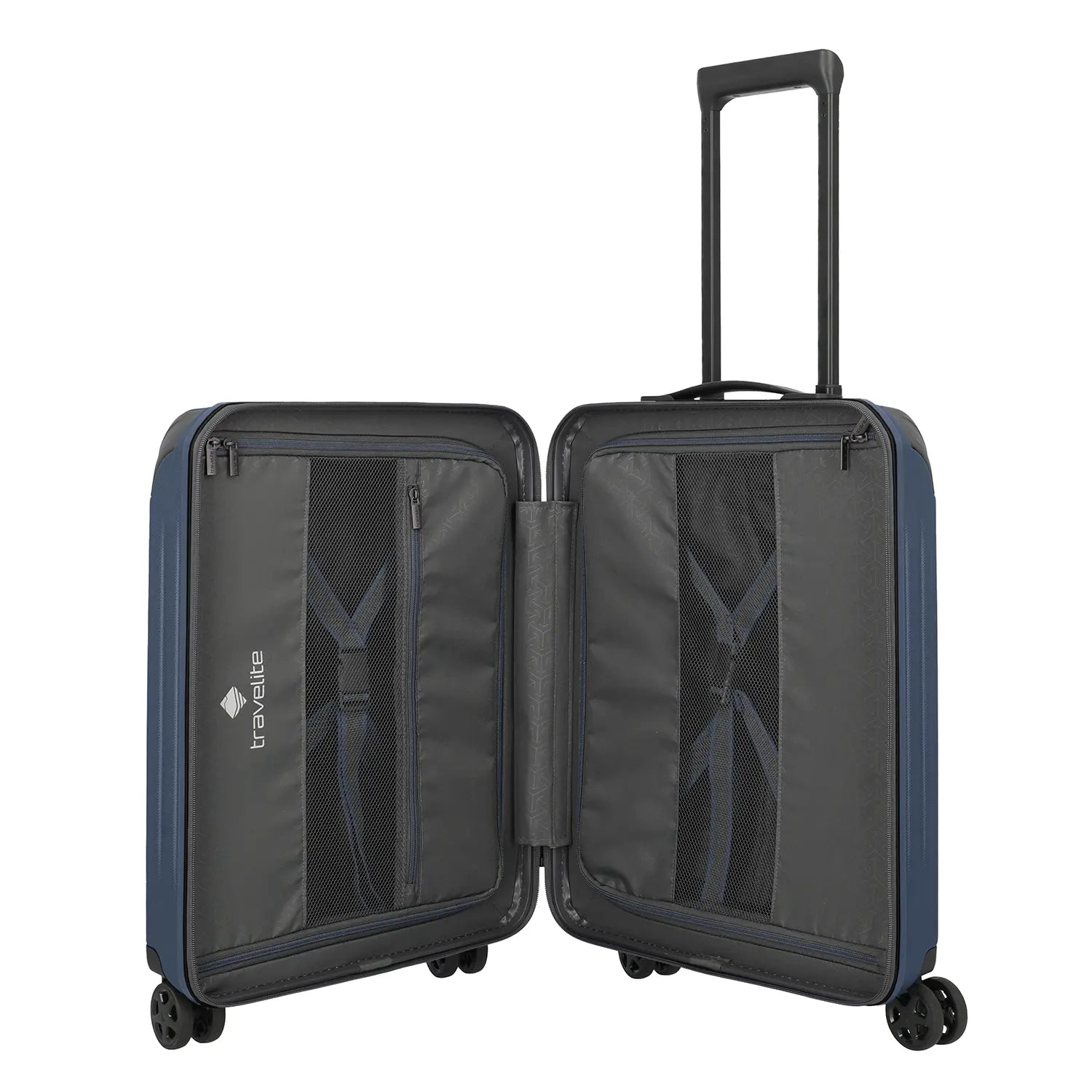 Travelite Dynamiic 4-Rollen Trolley S 55 cm - Denimblue