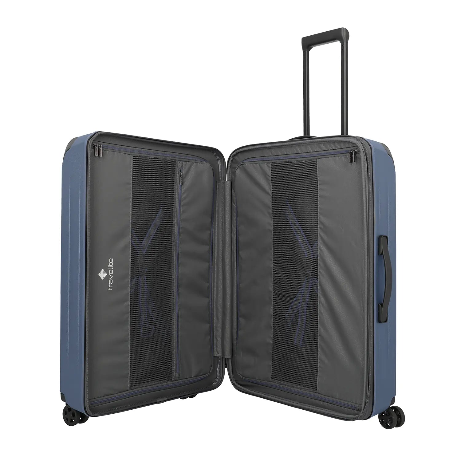Travelite Dynamiic 4-Rollen Trolley L 76 cm - Denimblue