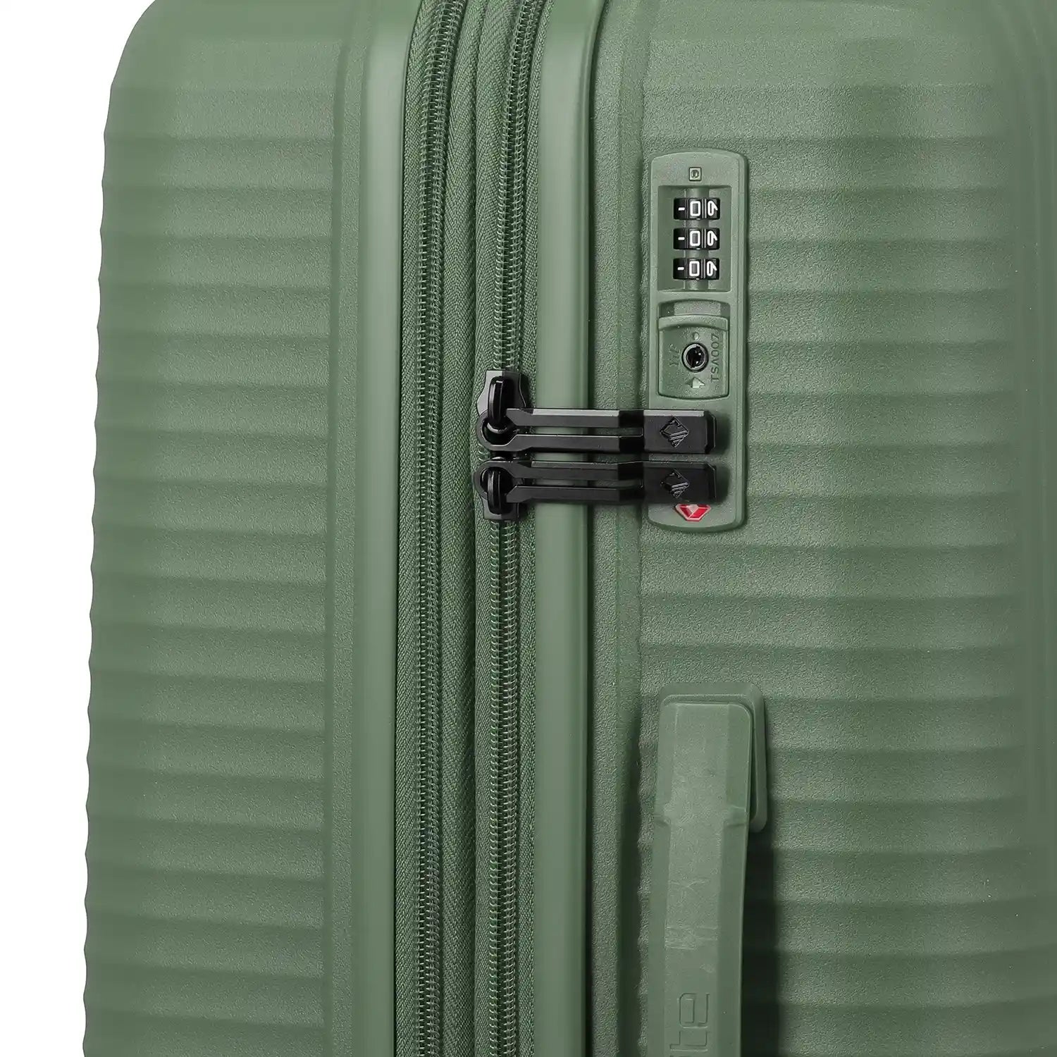 Travelite Air Stripe 4-Rollen Trolley M exp. 66 cm - Green