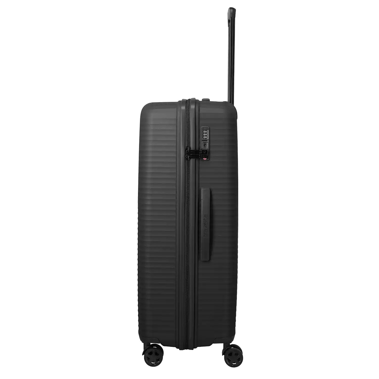 Travelite Air Stripe 4-Rollen Trolley L 77 cm - Black