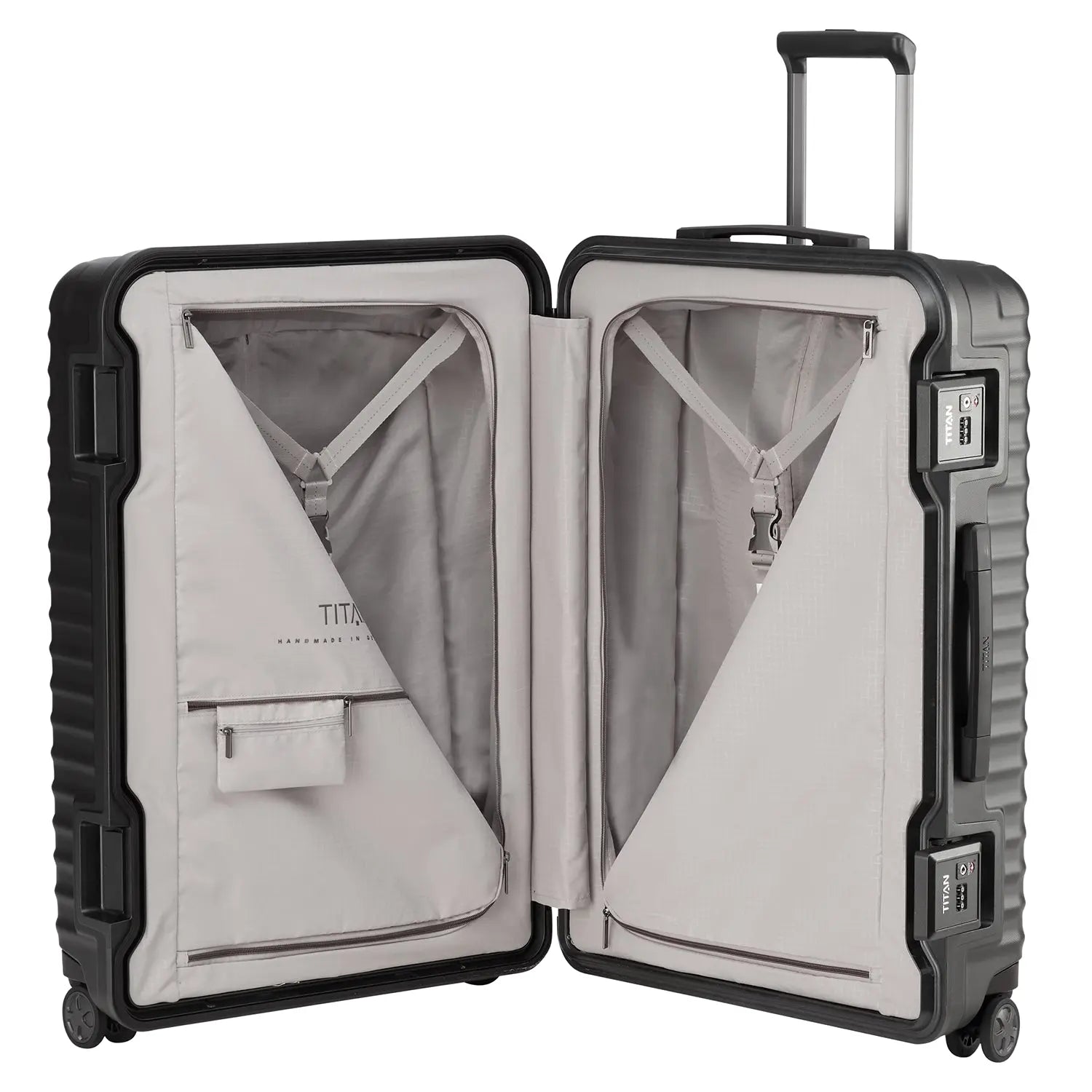 Titan Litron Frame 4w Trolley L - Schwarz Titan