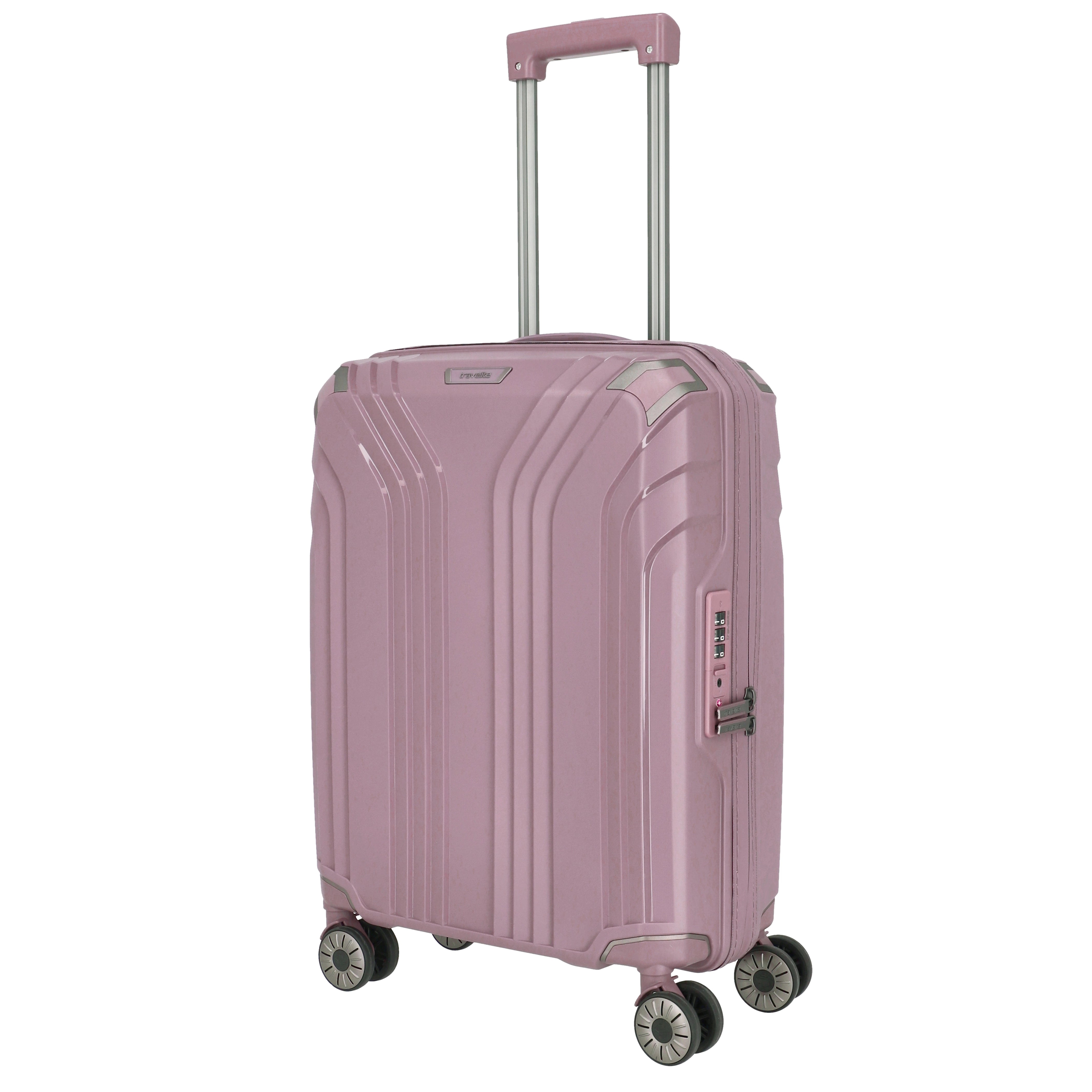 Travelite Elvaa 4-Rollen Kabinentrolley 55 cm - Rose