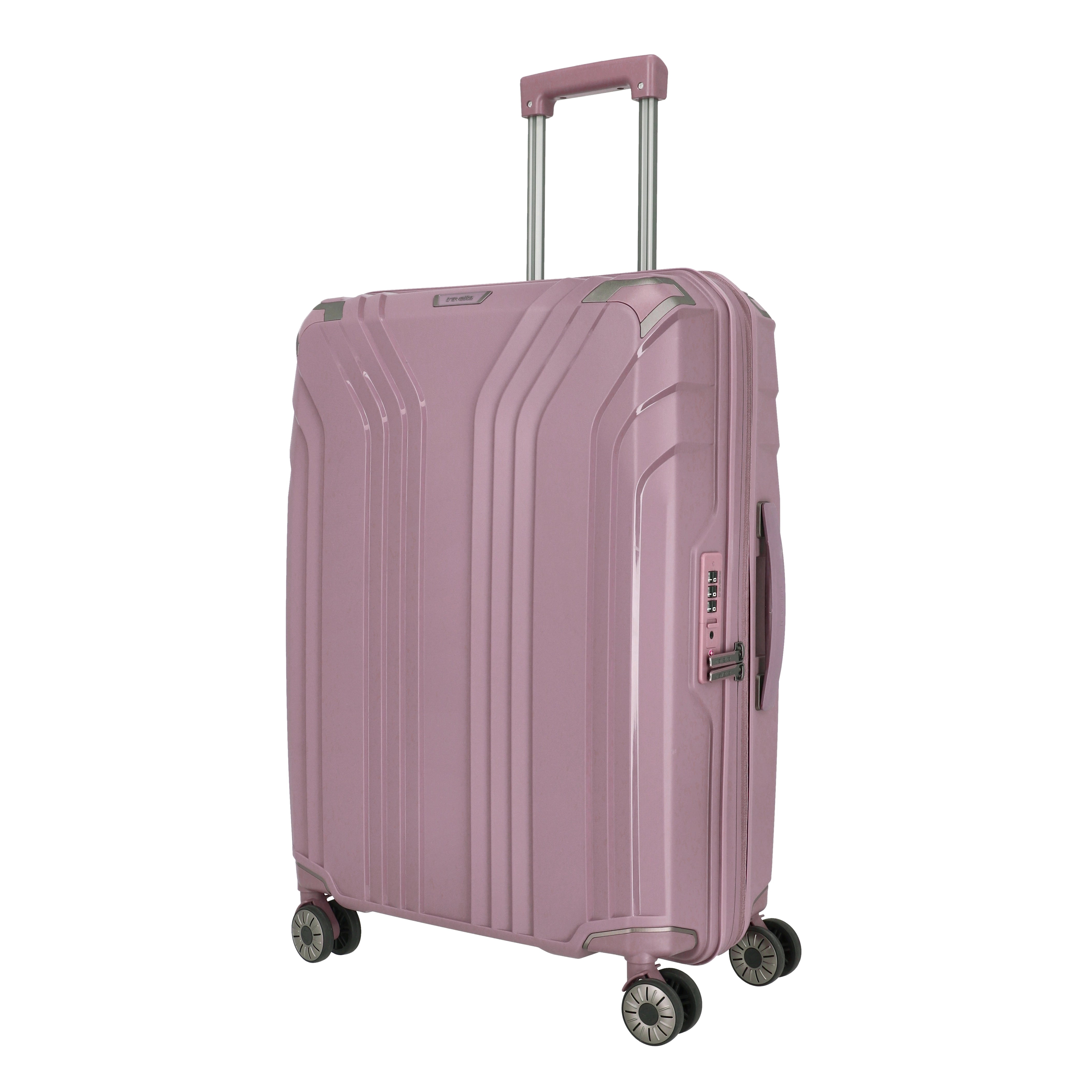 Travelite Elvaa 4-Rollen Trolley 66 cm - Rose