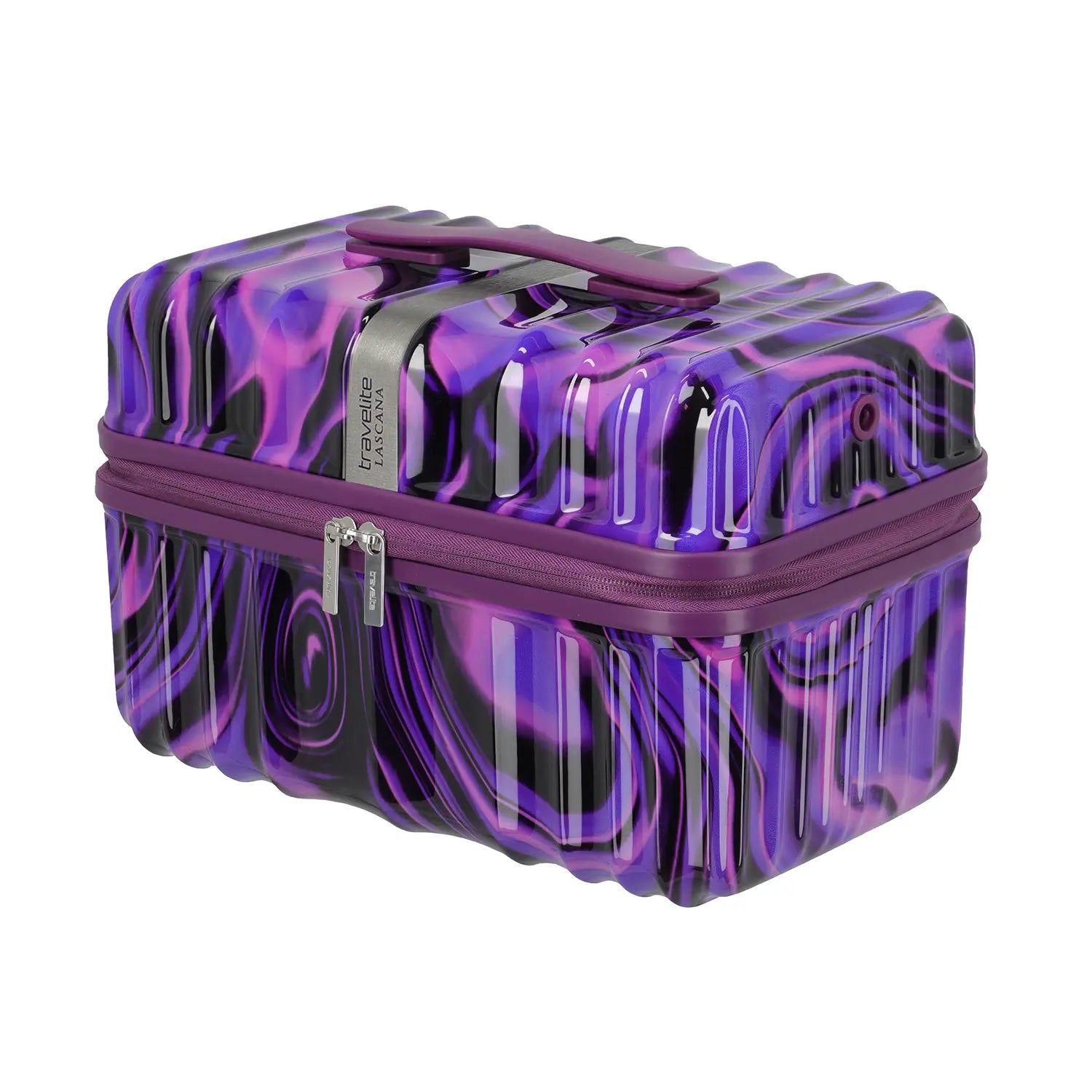 Travelite Lascana Beautycase Purple Swirl – kompaktes, leichtes und stylisches Beautycase 38 cm
