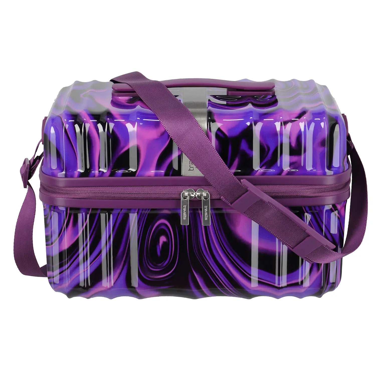 Travelite Lascana Edition Beautycase Purple Swirl – hochwertige Verarbeitung und edles Muster