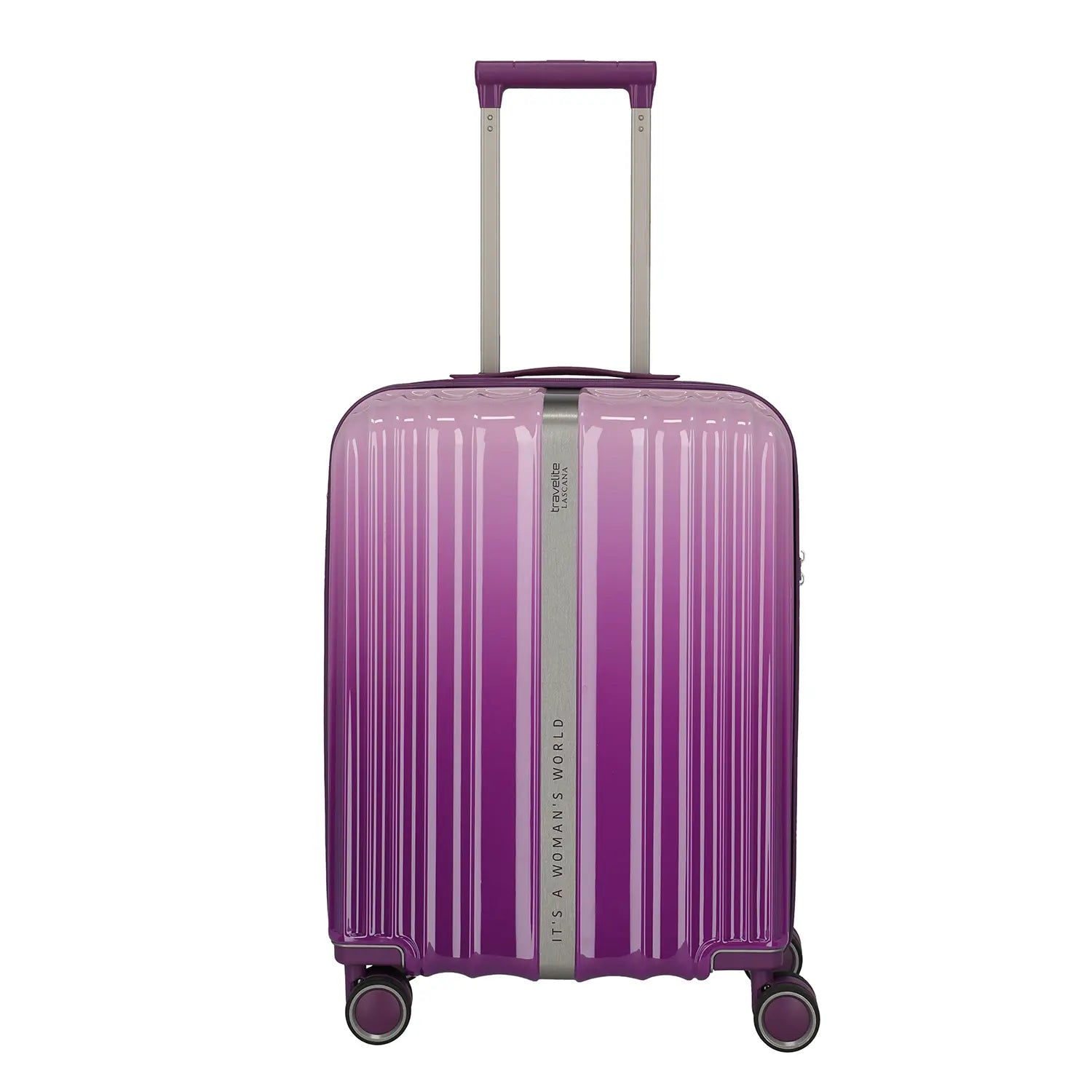 Travelite Lascana Edition 4-Rollen Trolley S 55 cm in Purple Degrade - Handgepäck Hartschalenkoffe