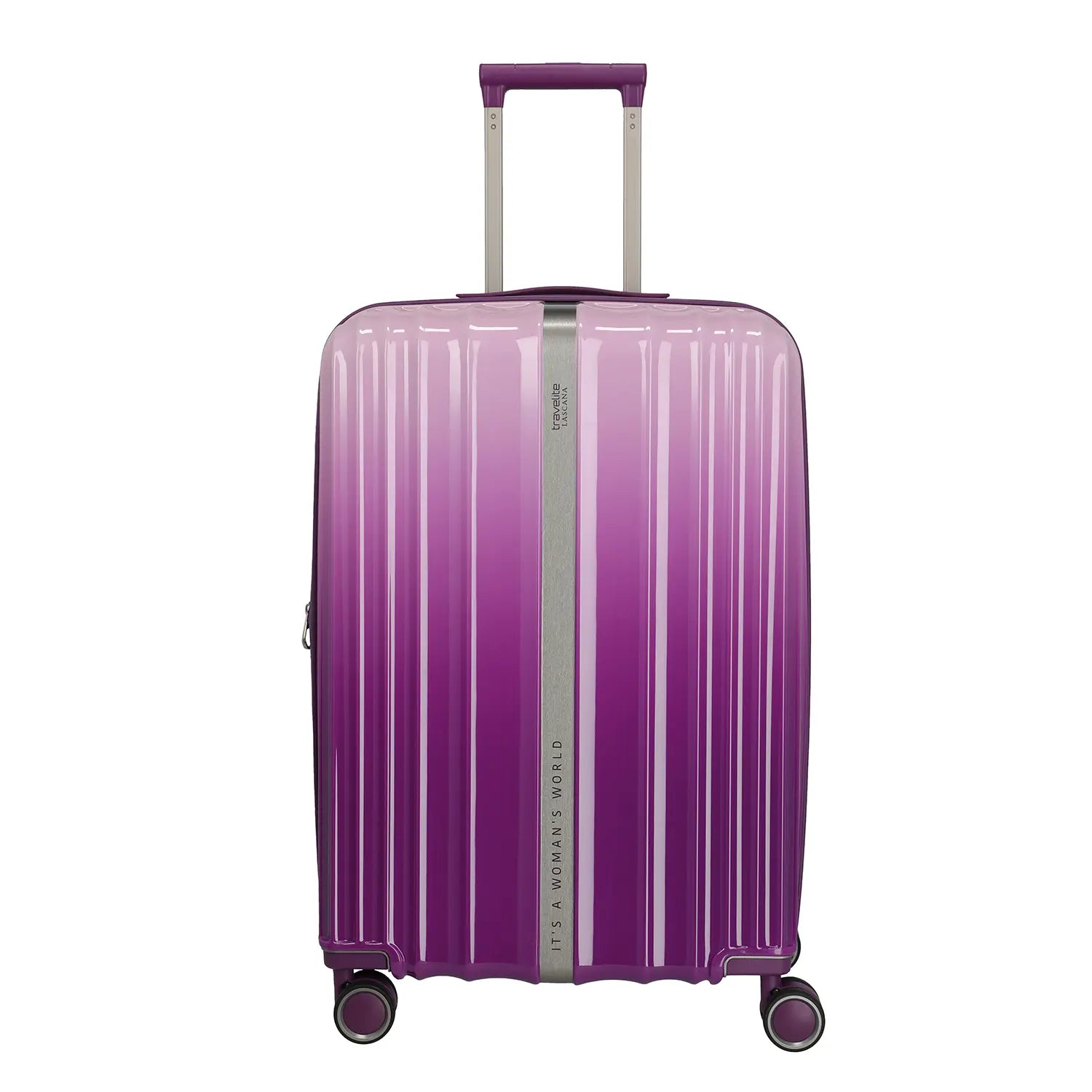 Travelite Lascana Edition 4-Rollen Trolley M 65 cm in Purple Degrade - Mittelgroßer Hartschalenkoffe