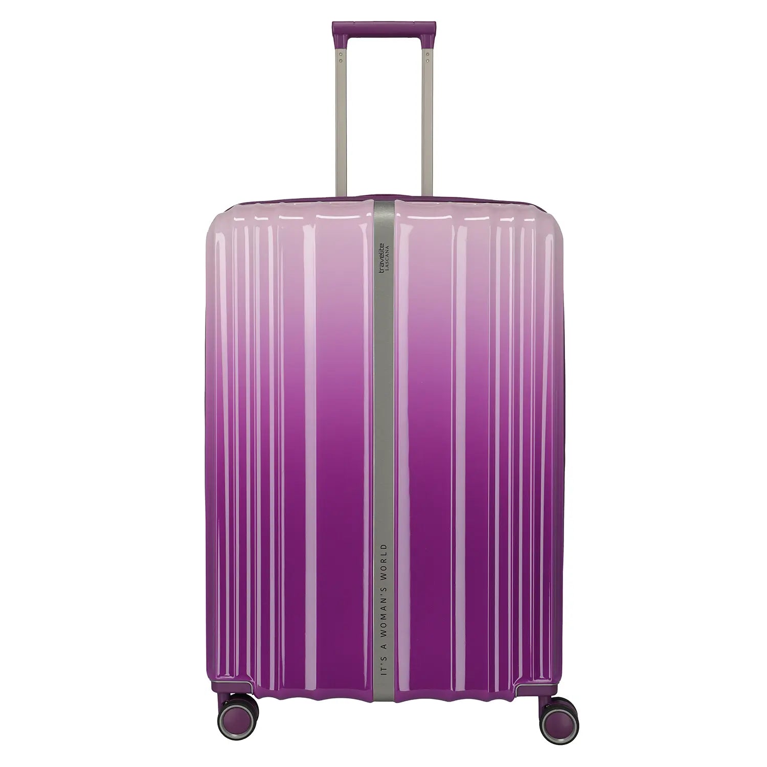 Travelite Lascana Edition 4-Rollen Trolley L 76 cm in Purple Degrade - Großer Hartschalenkoffer