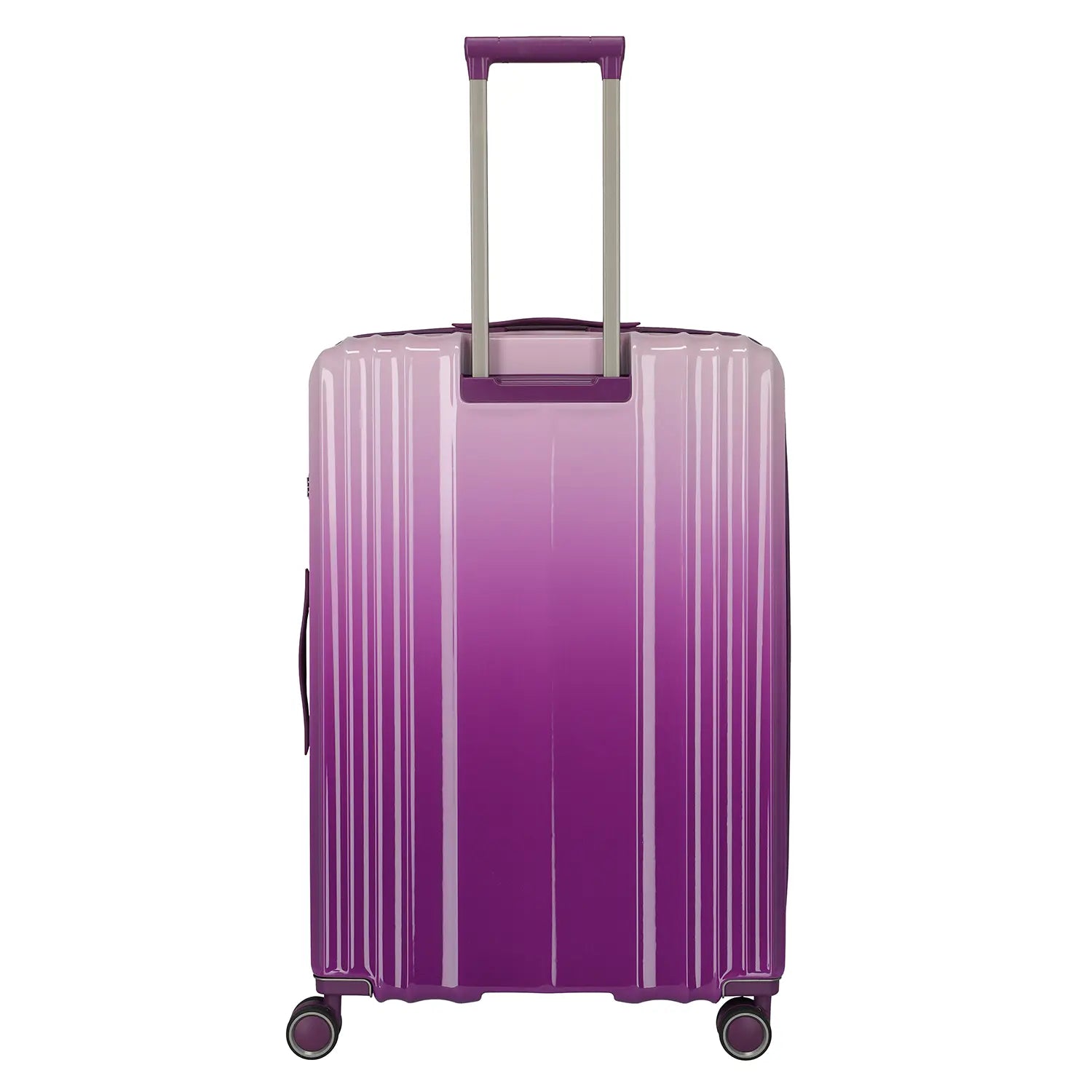 Glossy Finish mit Print-Details der stabilen Purple Degrade Hartschale
