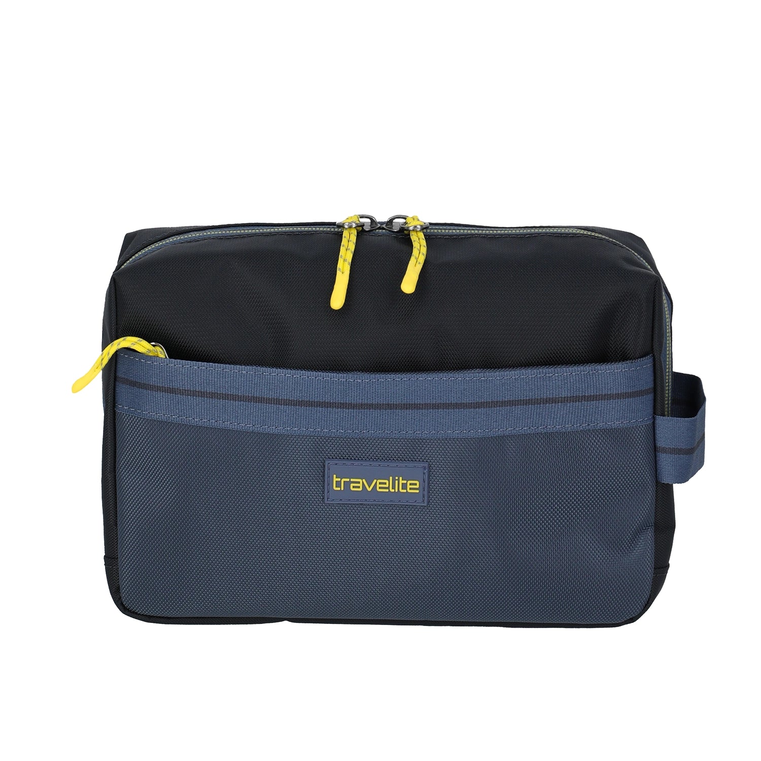 Frontansicht Travelite Color Craze Kulturtasche 24 cm - Dunkelblau