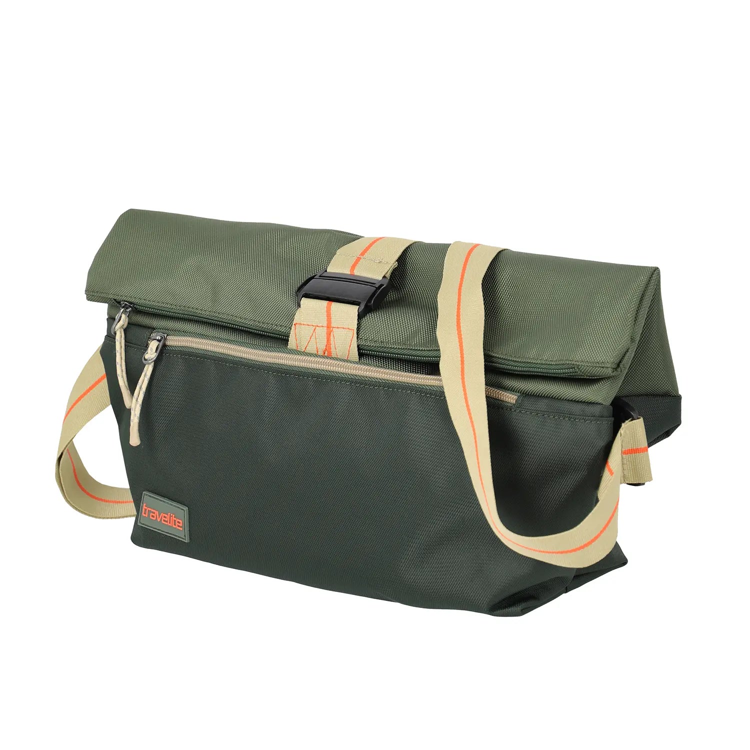 Travelite Crossbody 27 cm - Reißverschlusstasche vorne für schnellen Zugriff