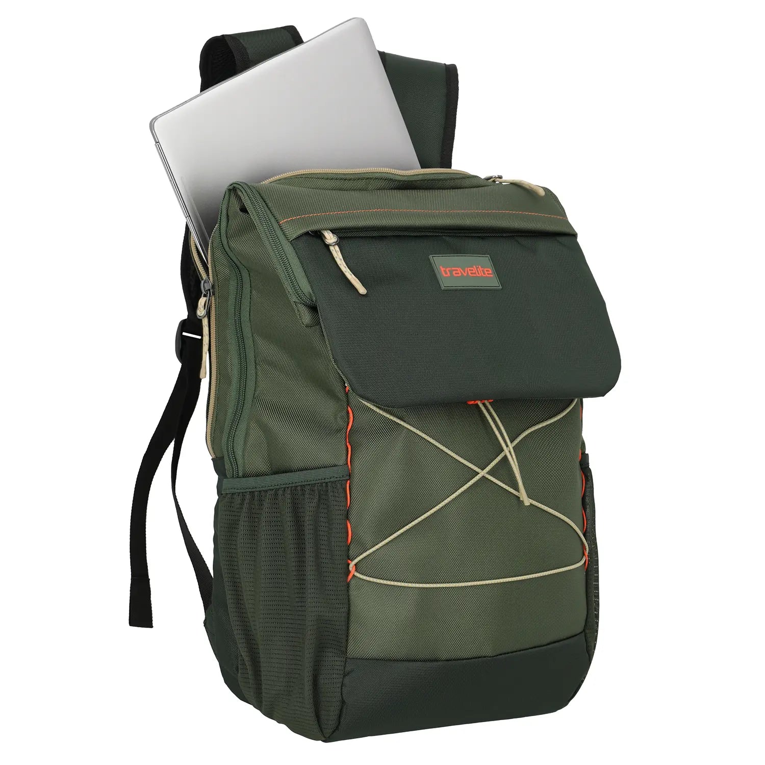 Großzügiges Hauptfach mit Gummiband des Travelite Color Craze Rucksacks