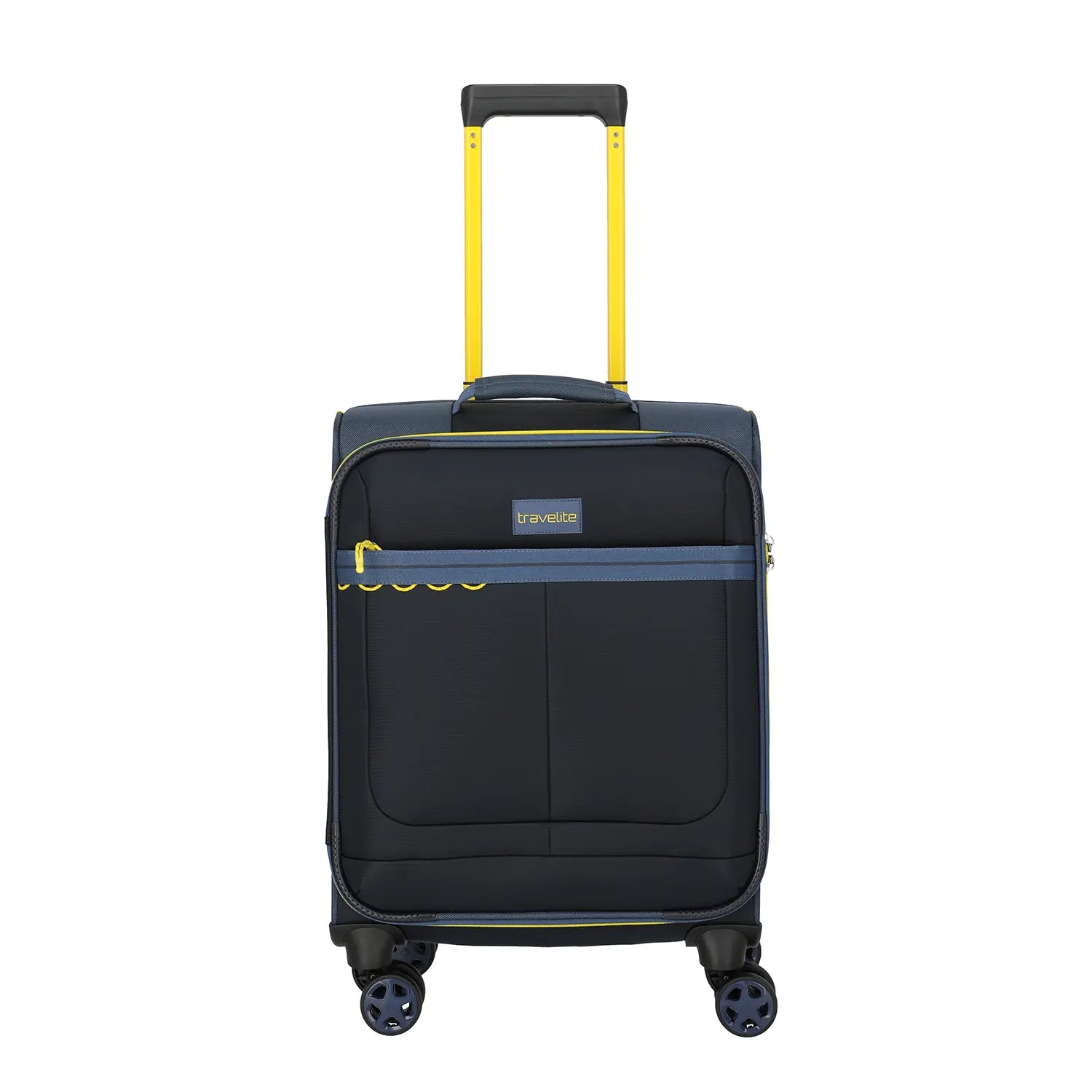 Frontansicht Travelite Color Craze 4-Rollen Trolley S 55 cm - Dunkelblau