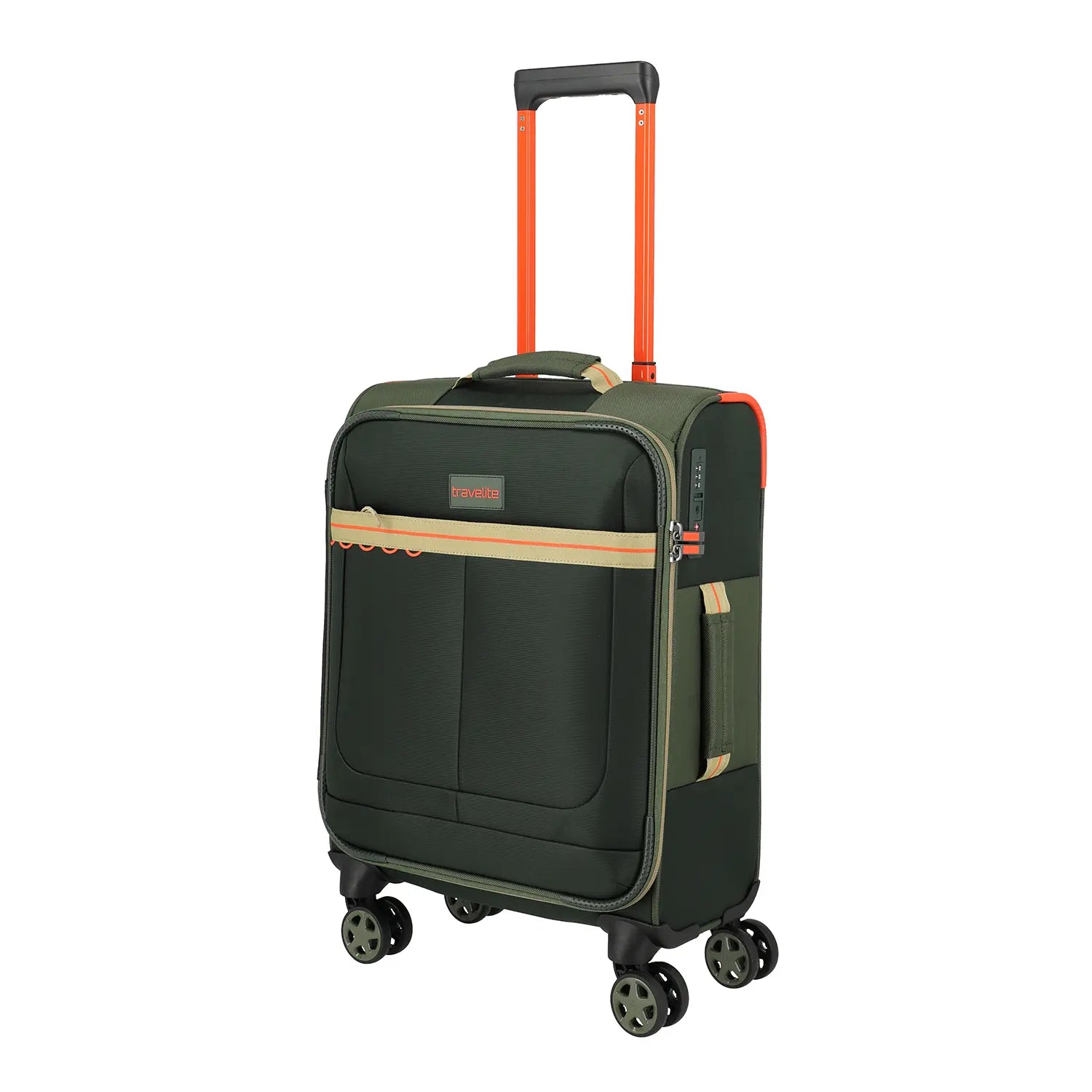 Laufruhige Doppelrollen des Travelite Color Craze Trolleys mit Bodenschutz