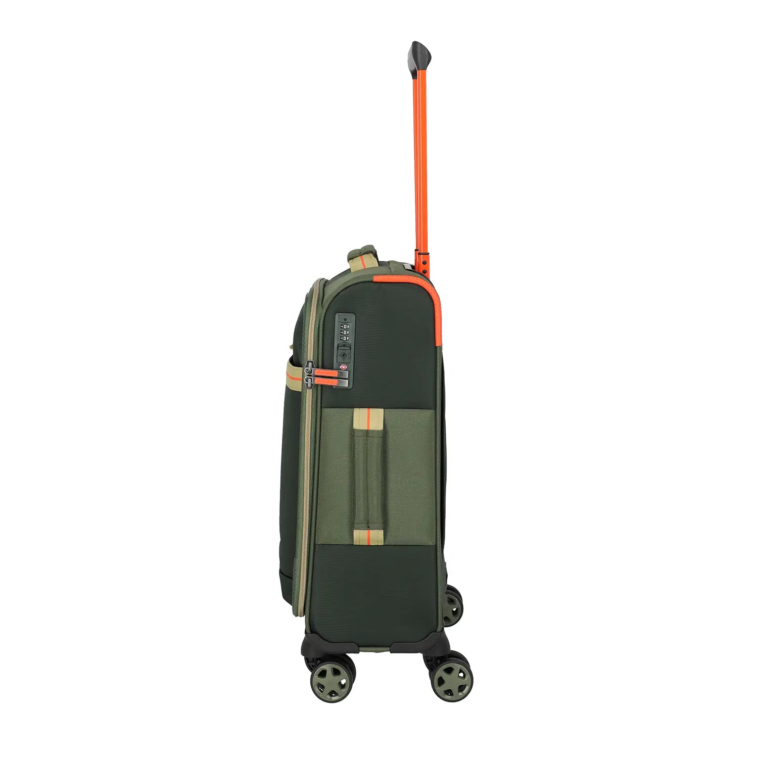 TSA Kombinationsschloss am Color Craze 4-Rollen Trolley für sichere Reisen