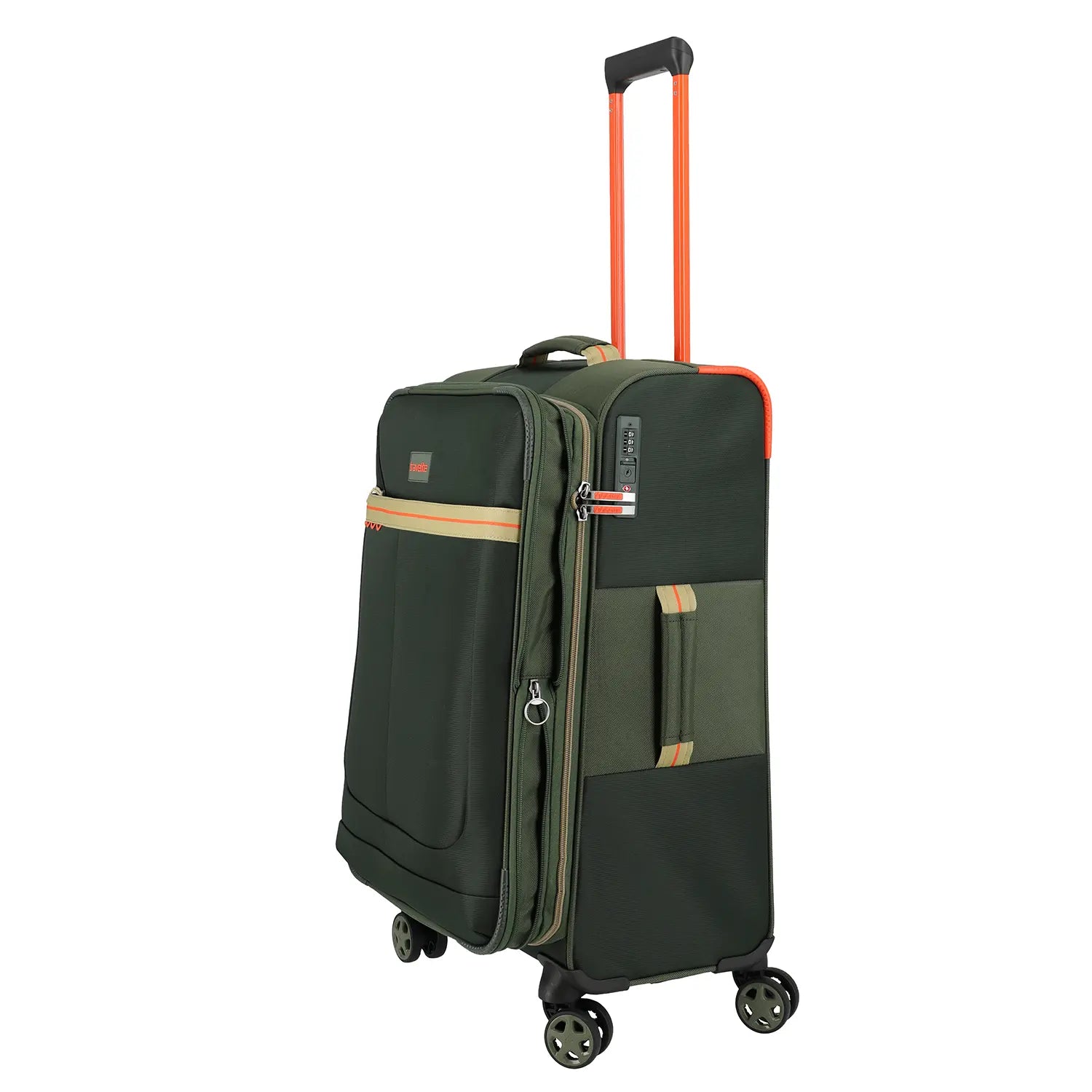 Erweiterbare Dehnfalte des Travelite Color Craze Trolley M für extra Volumen