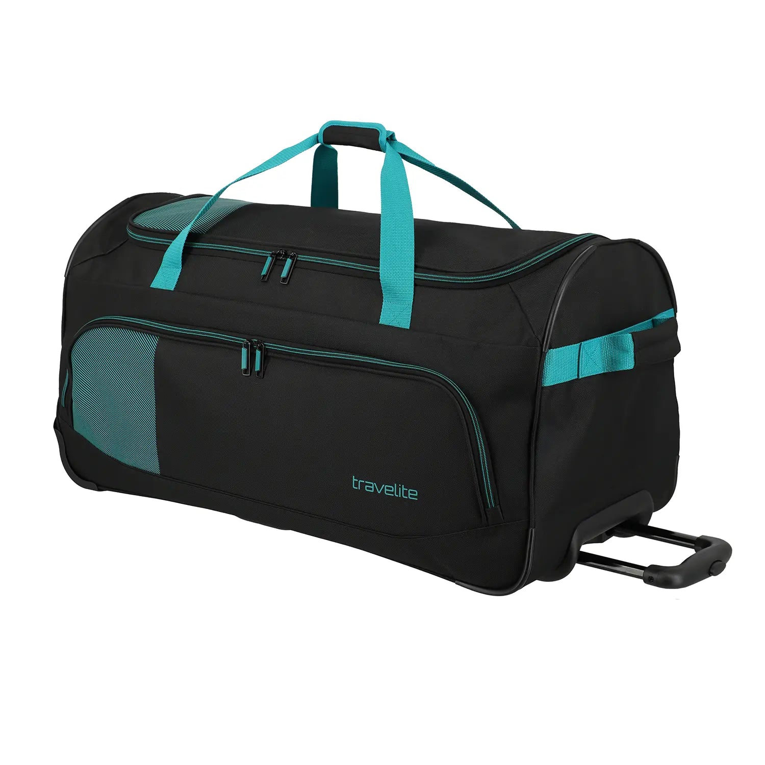 Travelite Basics Fresh Wheeled Travel Bag 71 cm - Green/Orange