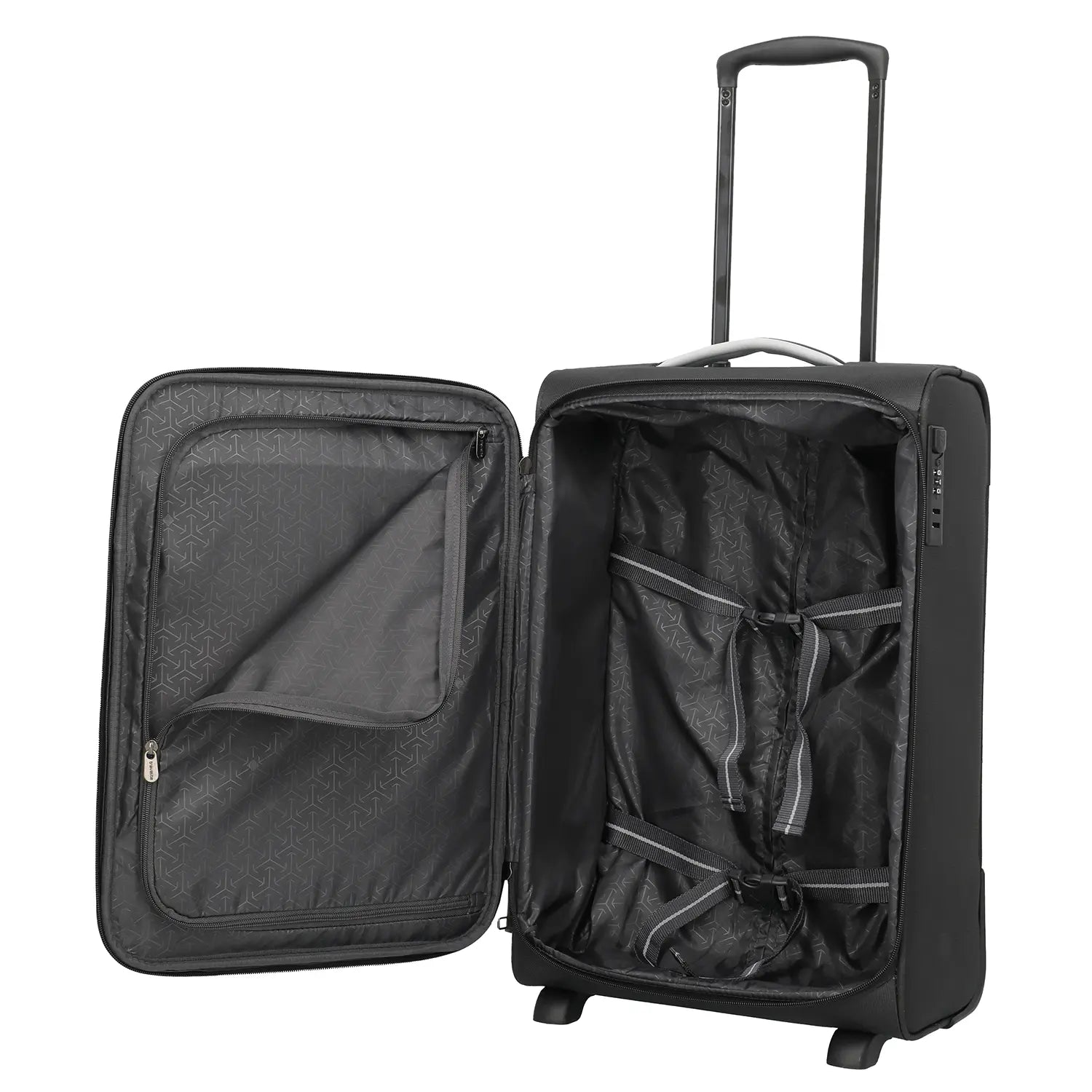 Travelite Jetpack Slim Cabin 2-Rollen Trolley 55 cm - Schwarz