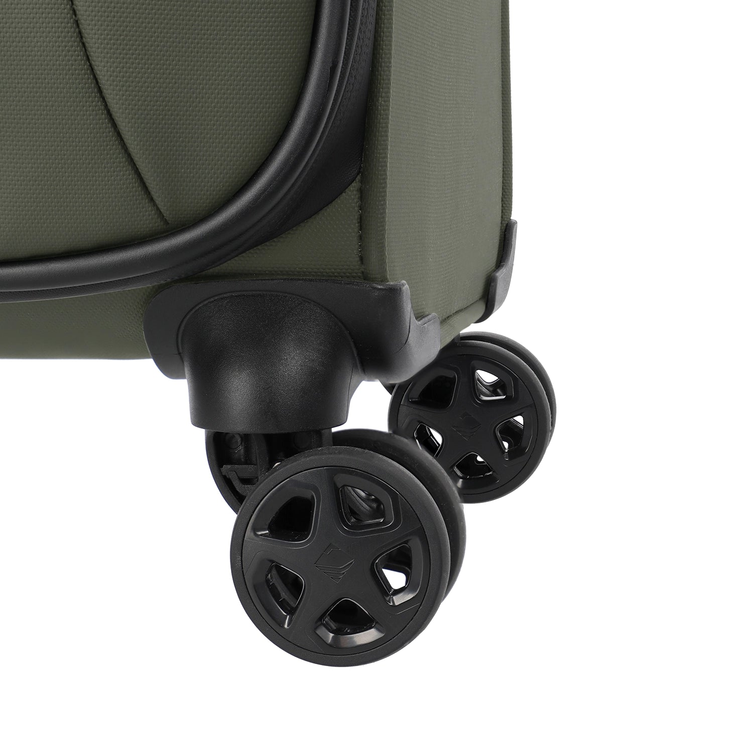 Travelite Briize 4-Rollen Trolley S 55 cm - Ansicht mit 360° drehbaren Rollen
