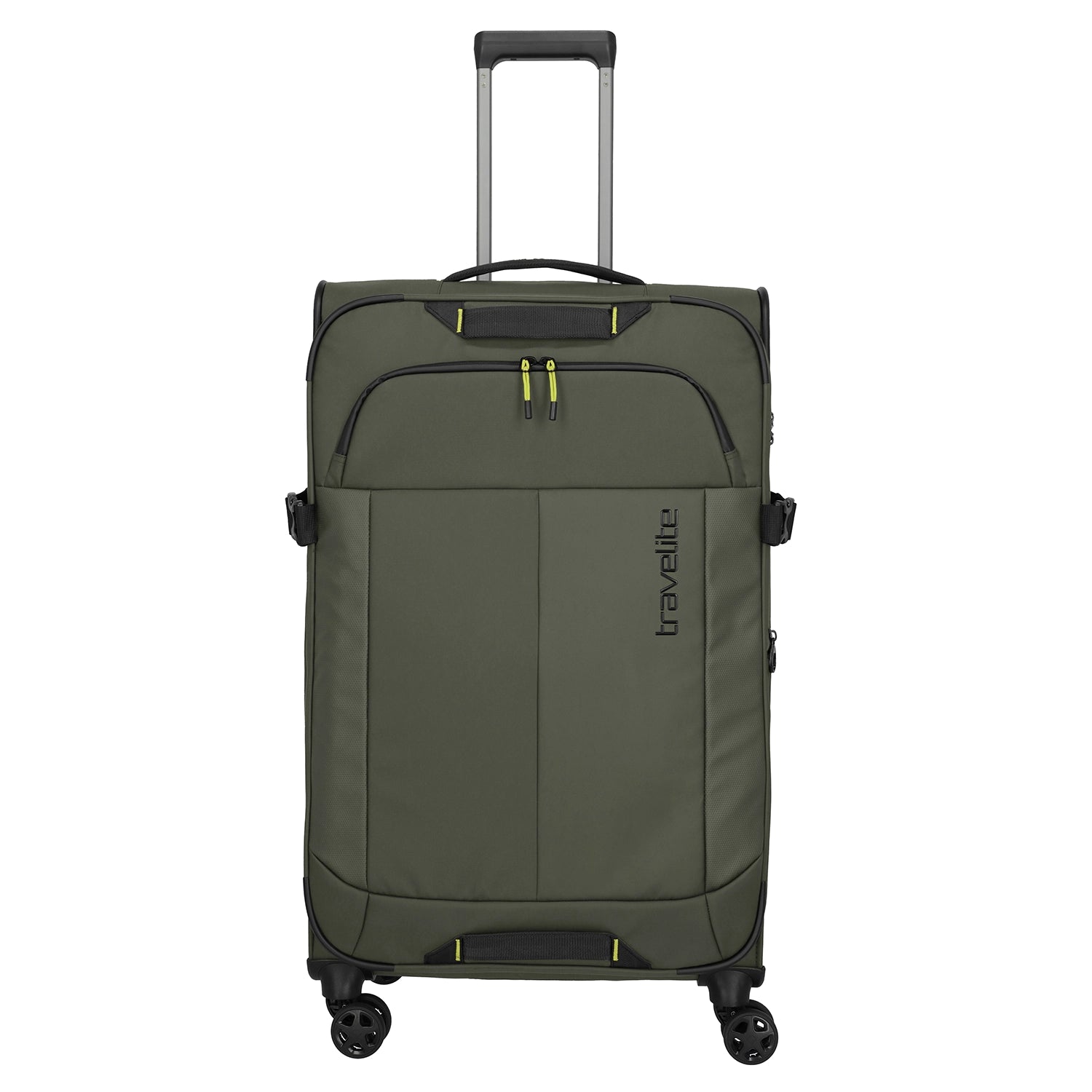 Travelite Briize 4 Rollen Trolley 78cm khaki Frontalansicht