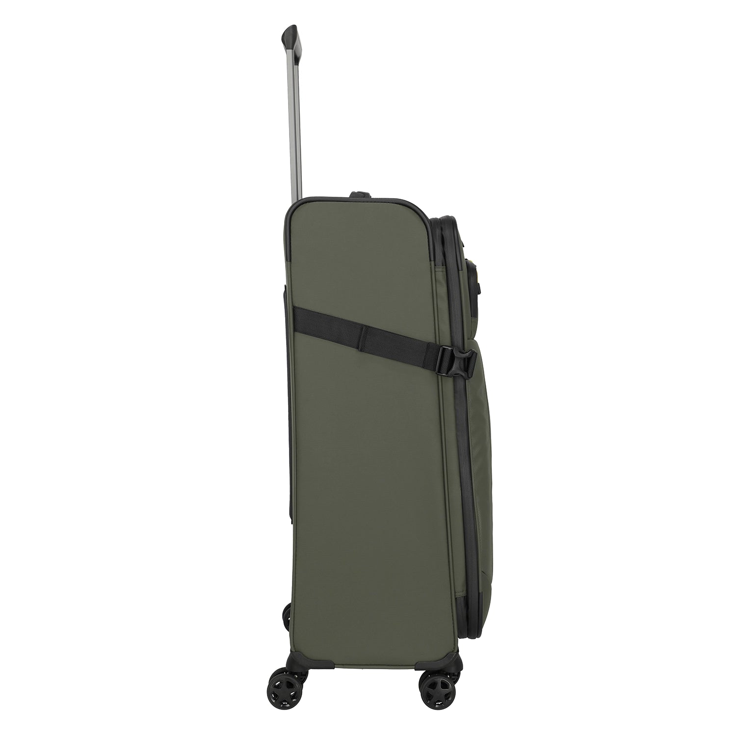 Travelite Briize 4 Rollen Trolley 78cm khaki Seitenansicht