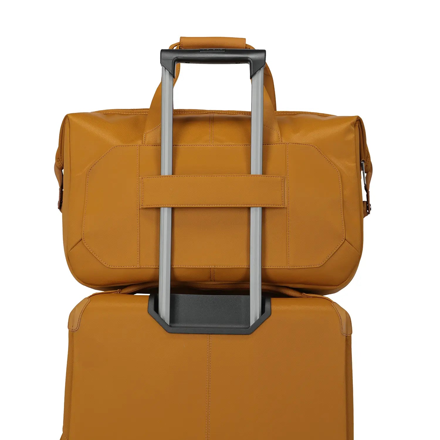 Travelite Priima Weekender 48 cm Curry - Aufstecksystem für Trolleys