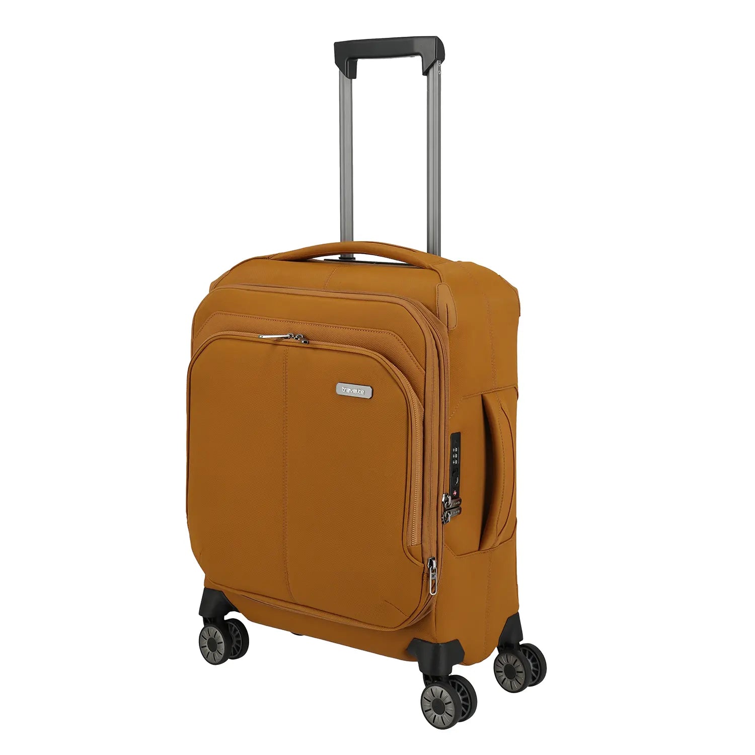 Travelite Priima 4-Rollen Kabinentrolley 55 cm in Curry