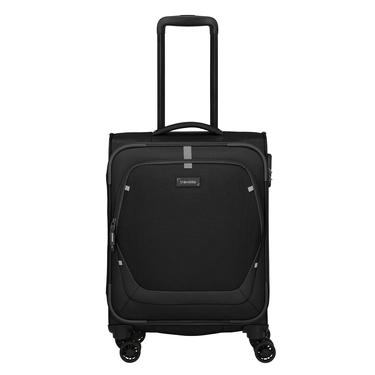Frontansicht Travelite Umbria Trolley mit ausziehbarem Teleskopgriff