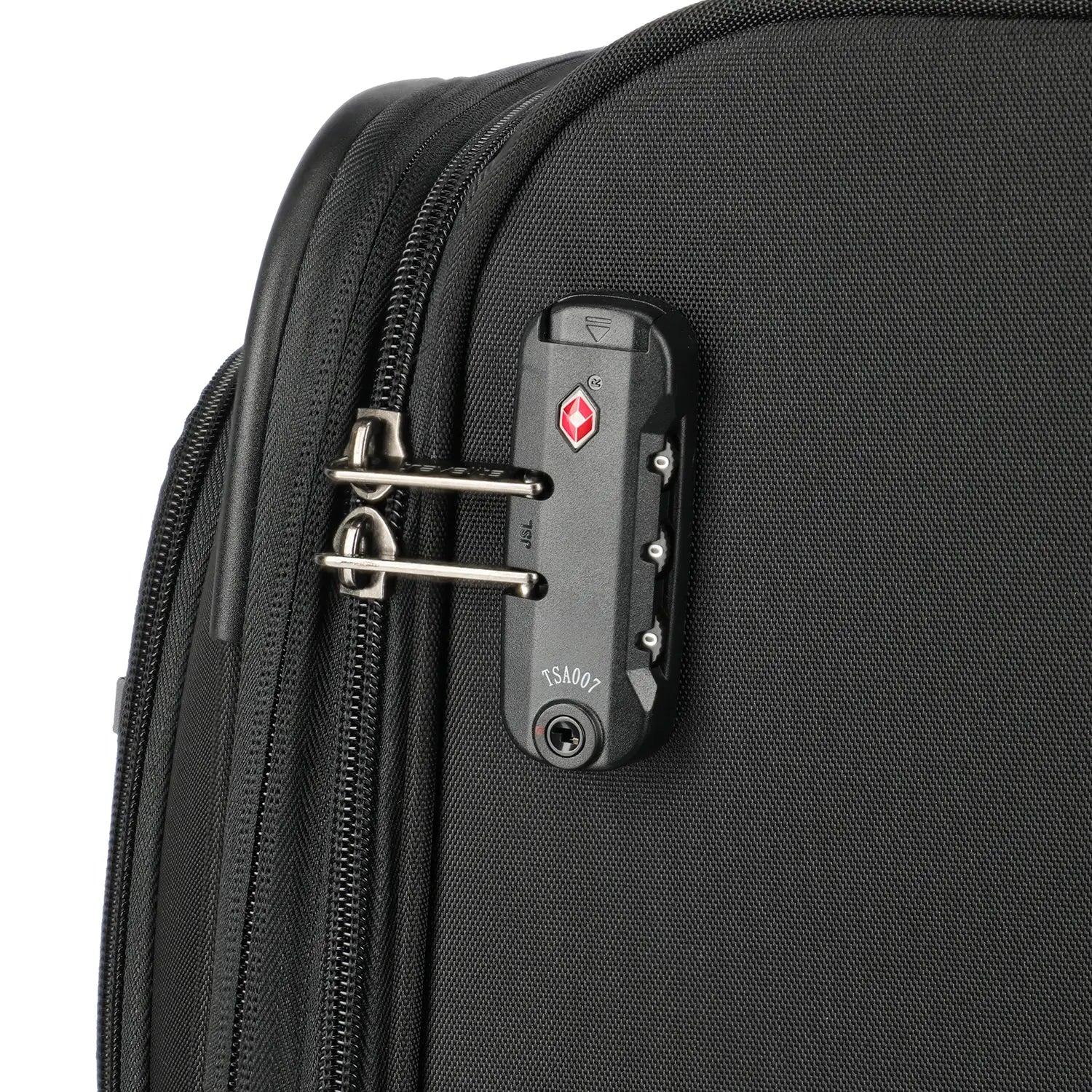 Detailansicht TSA Zahlenschloss bei der Travelite Umbria Kollektion