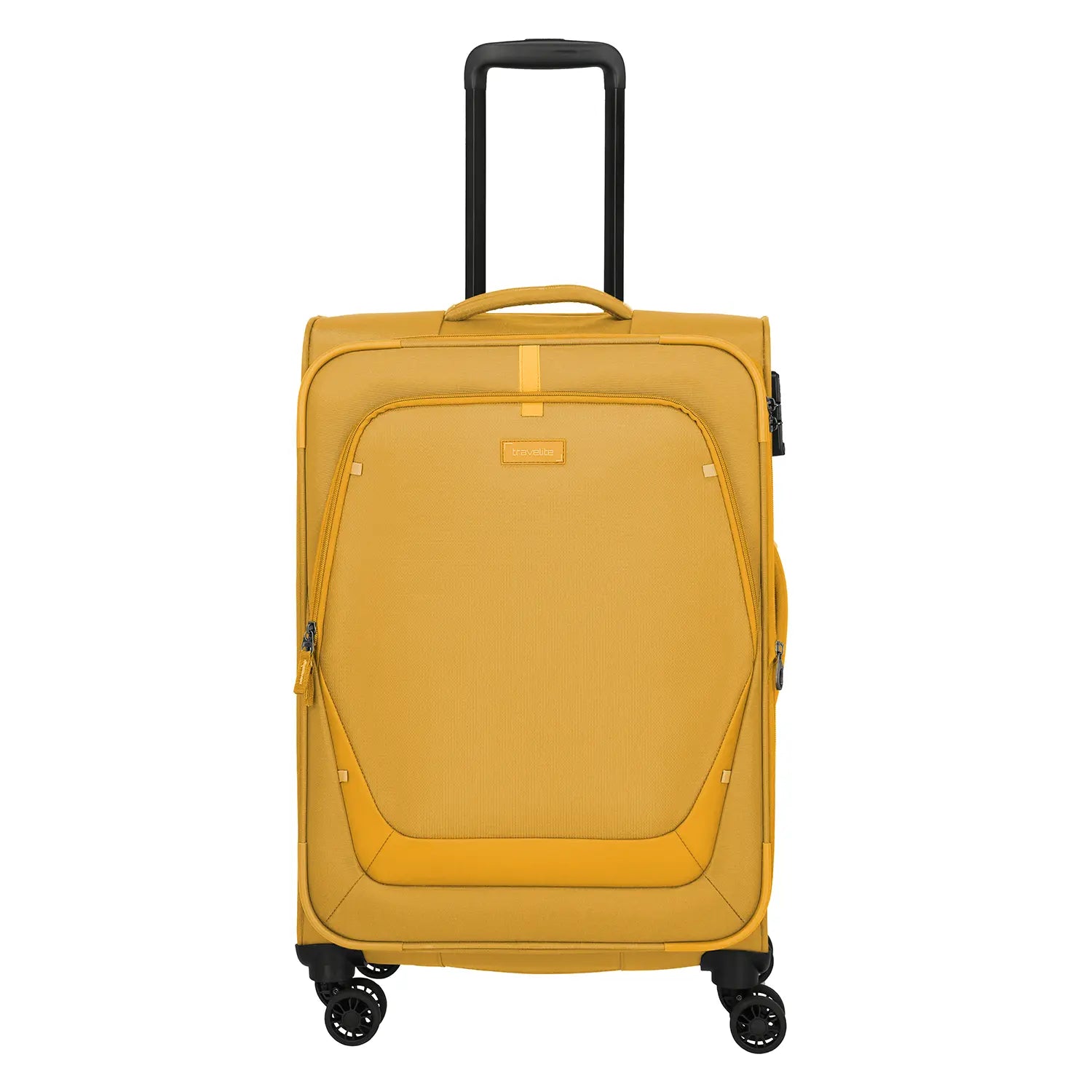 Frontansicht Travelite Umbria 4-Rollen Trolley M 67 cm - Golden Glow