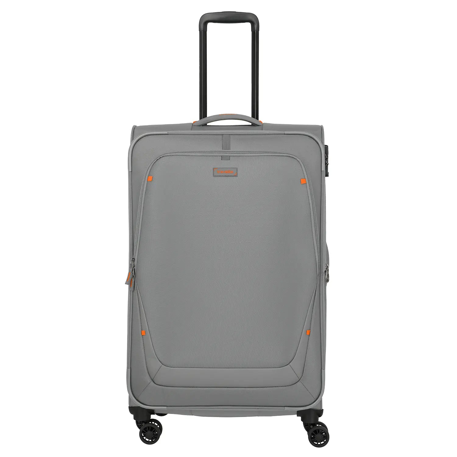 Frontansicht Travelite Umbria 4-Rollen Trolley L in Smoky Grey